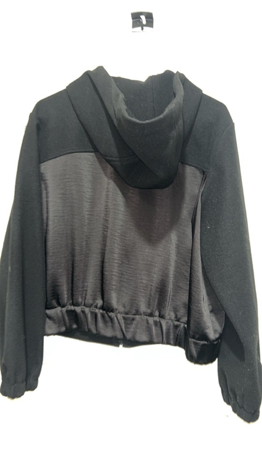 Vera Wang Women's Simply Vera Vera Wang Black Hooded Jacket M Size M / US 6-8 / IT 42-44 - 2 Thumbnail