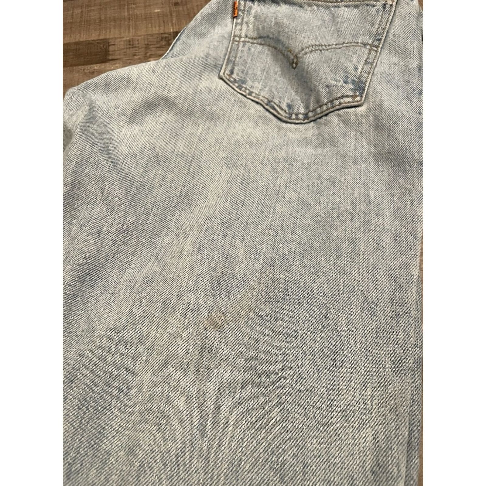 Levi's Levi'S Womens 15951 Jeans Size 10 Relaxed Fit Tapered Leg Orange Tab 28x29 (F521) - 90s Style Size 32" / US 10 / IT 46 - 8 Thumbnail