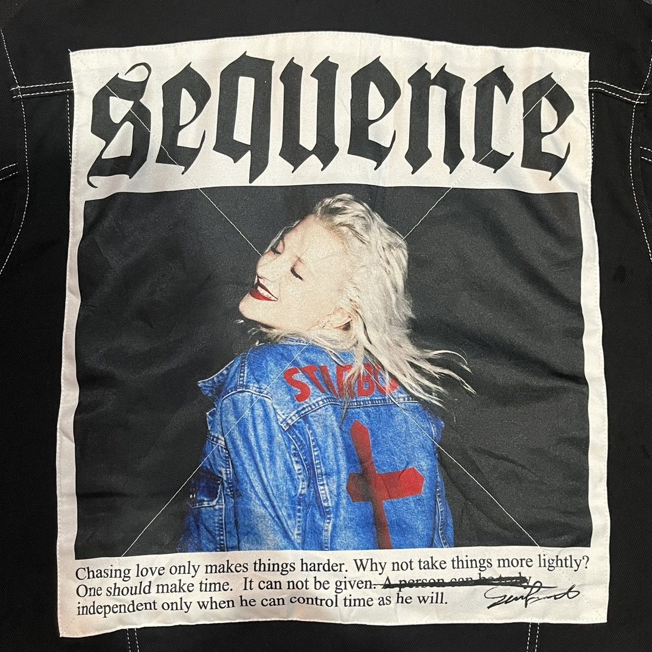 Japanese Brand sequence by b one soul black denim jacket Size US M / EU 48-50 / 2 - 8 Thumbnail