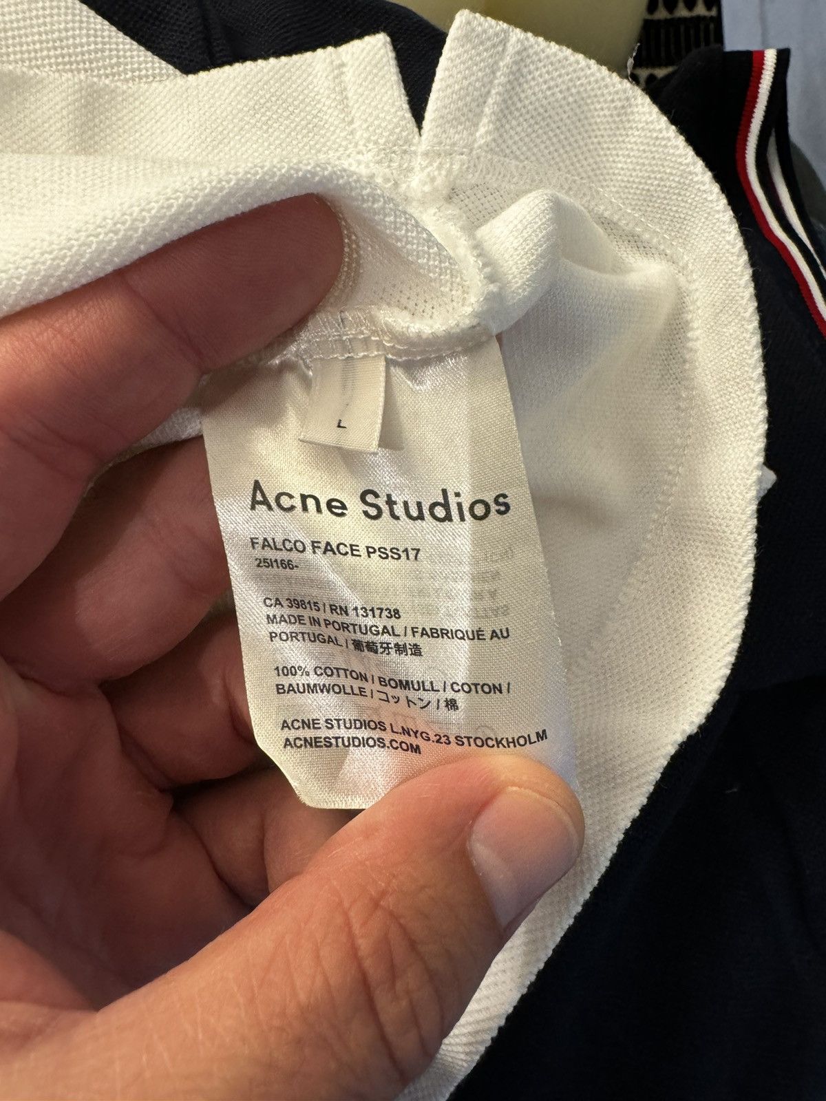 Acne Studios Acne Studios Falco Face Polo Size US L / EU 52-54 / 3 - 4 Thumbnail