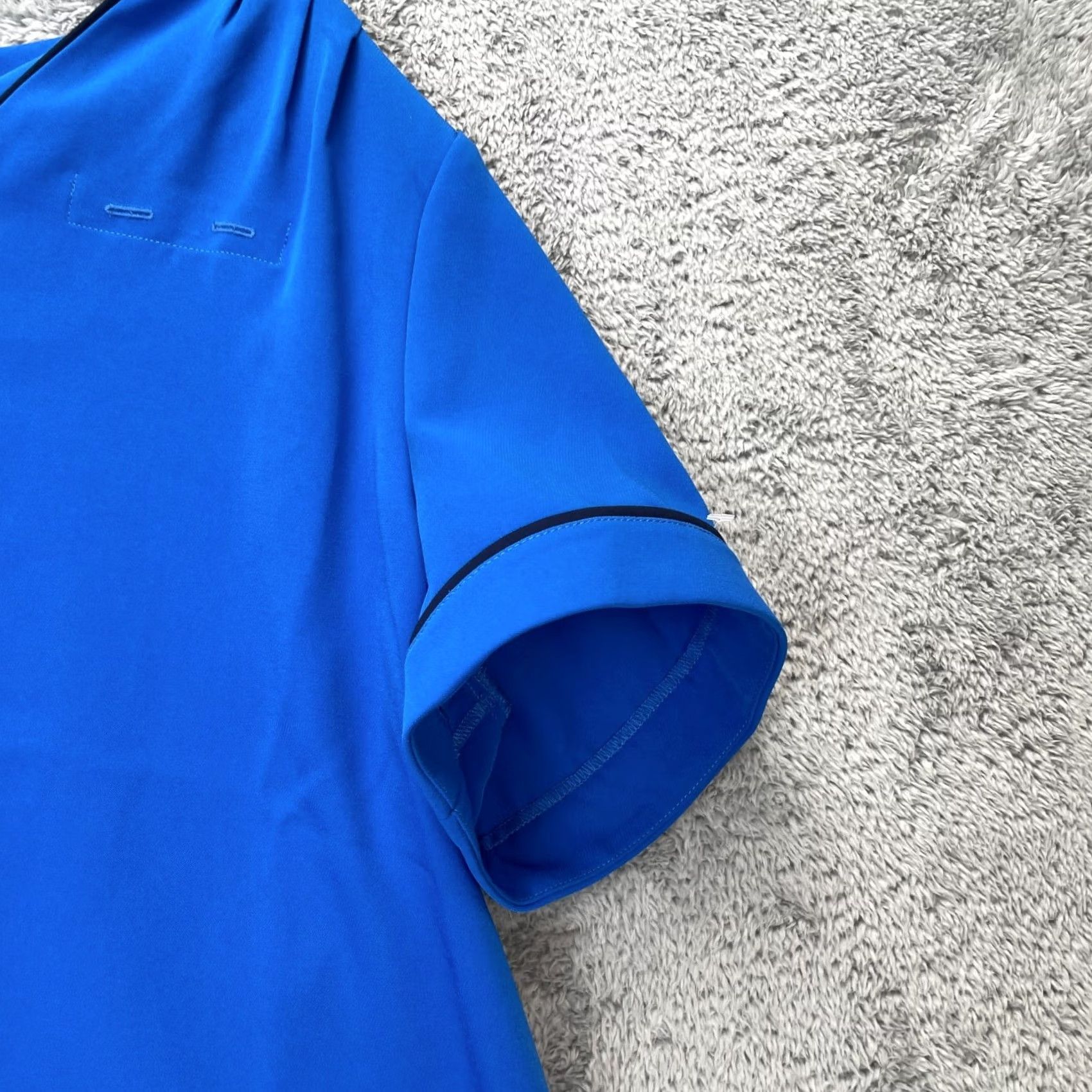 Brooks Brothers Brooks Brothers Top Womens Large Blue United Airlines Flight Attendant Employee Short Sleeve VINTAGE? Size L / US 10 / IT 46 - 7 Thumbnail
