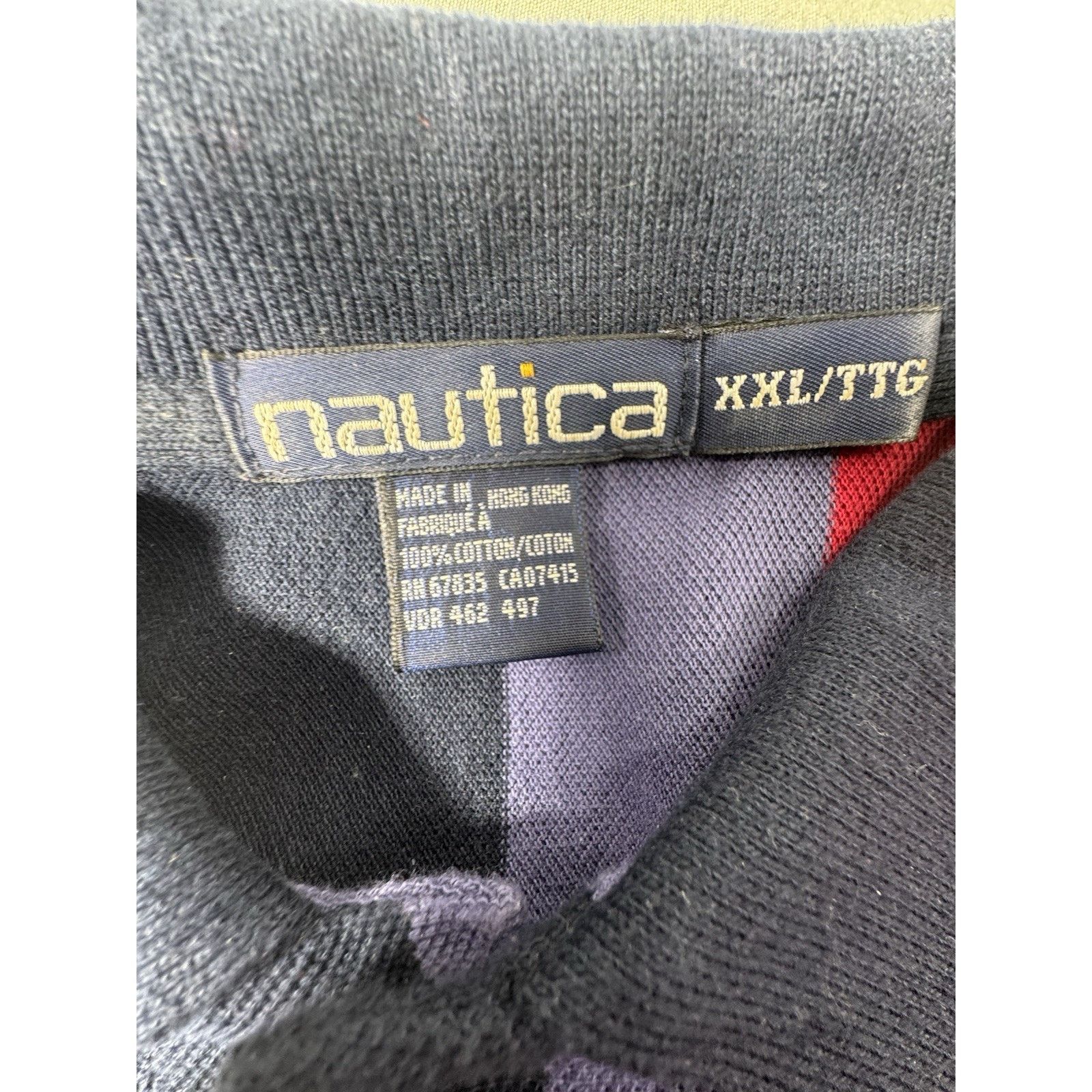 Nautica Vintage 90s Nautica Polo Shirt Mens XXL Long Sleeve Rugby Size US XL / EU 56 / 4 - 4 Thumbnail