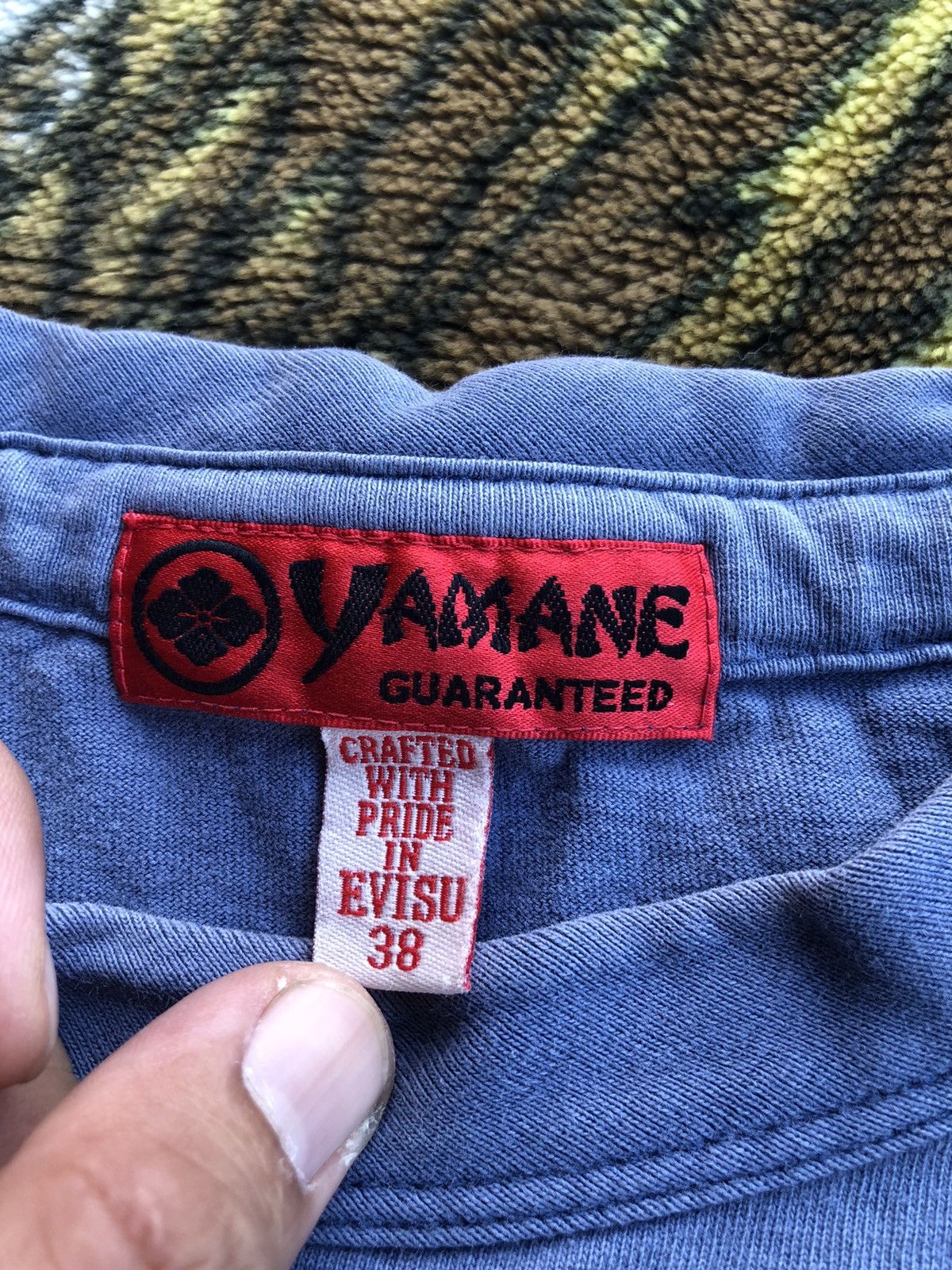 Evisu Vintage Yamane Evisu Plain Faded Shirt Tee Size US M / EU 48-50 / 2 - 7 Thumbnail