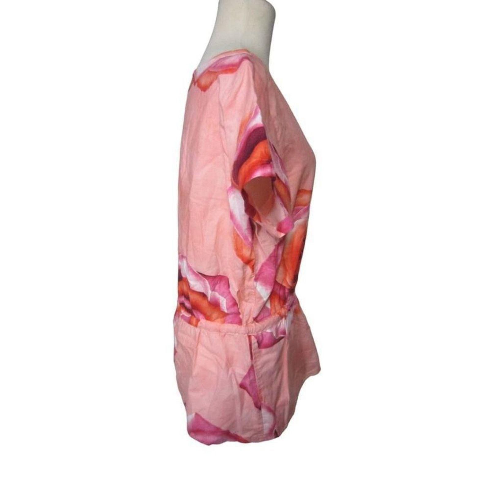 Other Koi by Kathy Peterson Pink Floral Cotton Top Cottagecore Size M / US 6-8 / IT 42-44 - 6 Thumbnail