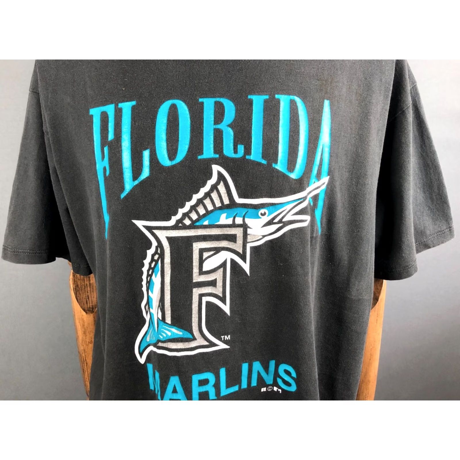 Russell Athletic Russell Athletic Men's Florida Marlins T-Shirt XXL Black Cotton Printed Size US XXL / EU 58 / 5 - 7 Thumbnail