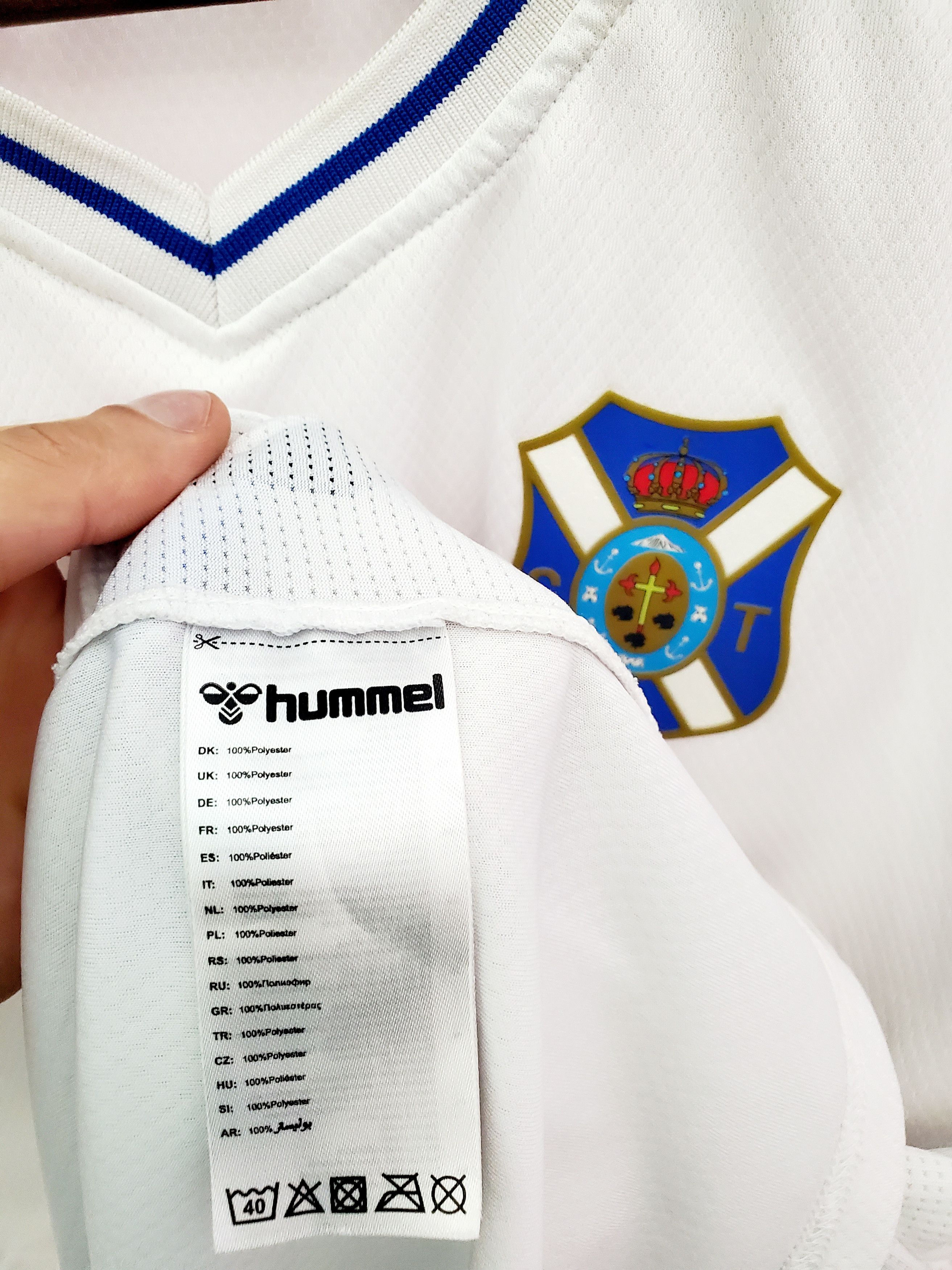 Hummel CD TENERIFE 2020 2021 Home Shirt Soccer Jersey Hummel M Size US M / EU 48-50 / 2 - 5 Thumbnail