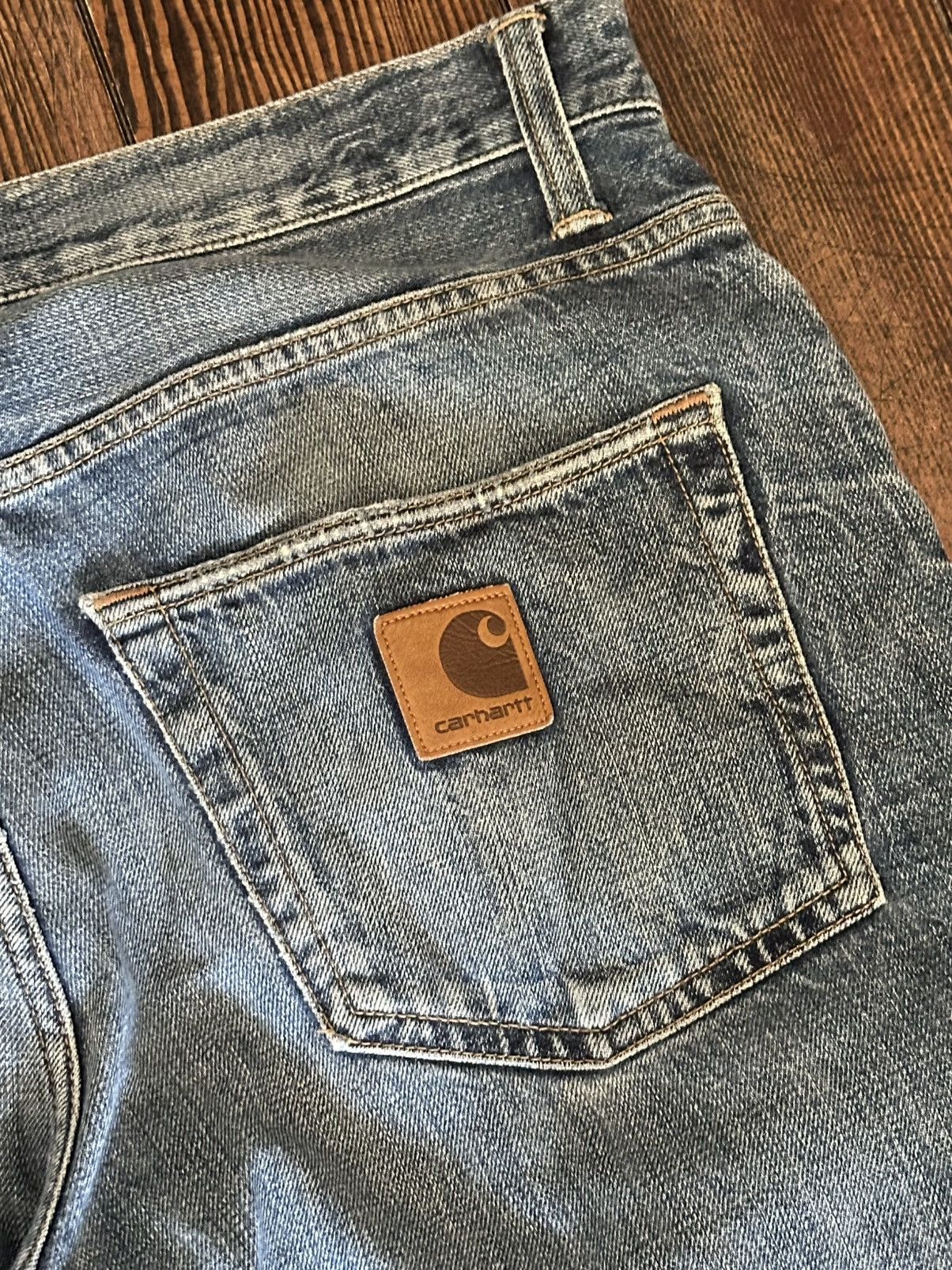 Carhartt Vintage Carhartt Denim Pants Size US 32 / EU 48 - 6 Thumbnail