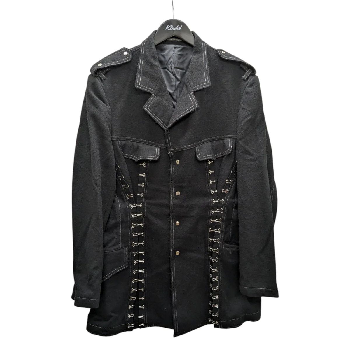 Yohji Yamamoto Yohji Yamamoto pour homme/ 21AW Hook-and-eye Jacket Size US L / EU 52-54 / 3 - 1 Thumbnail