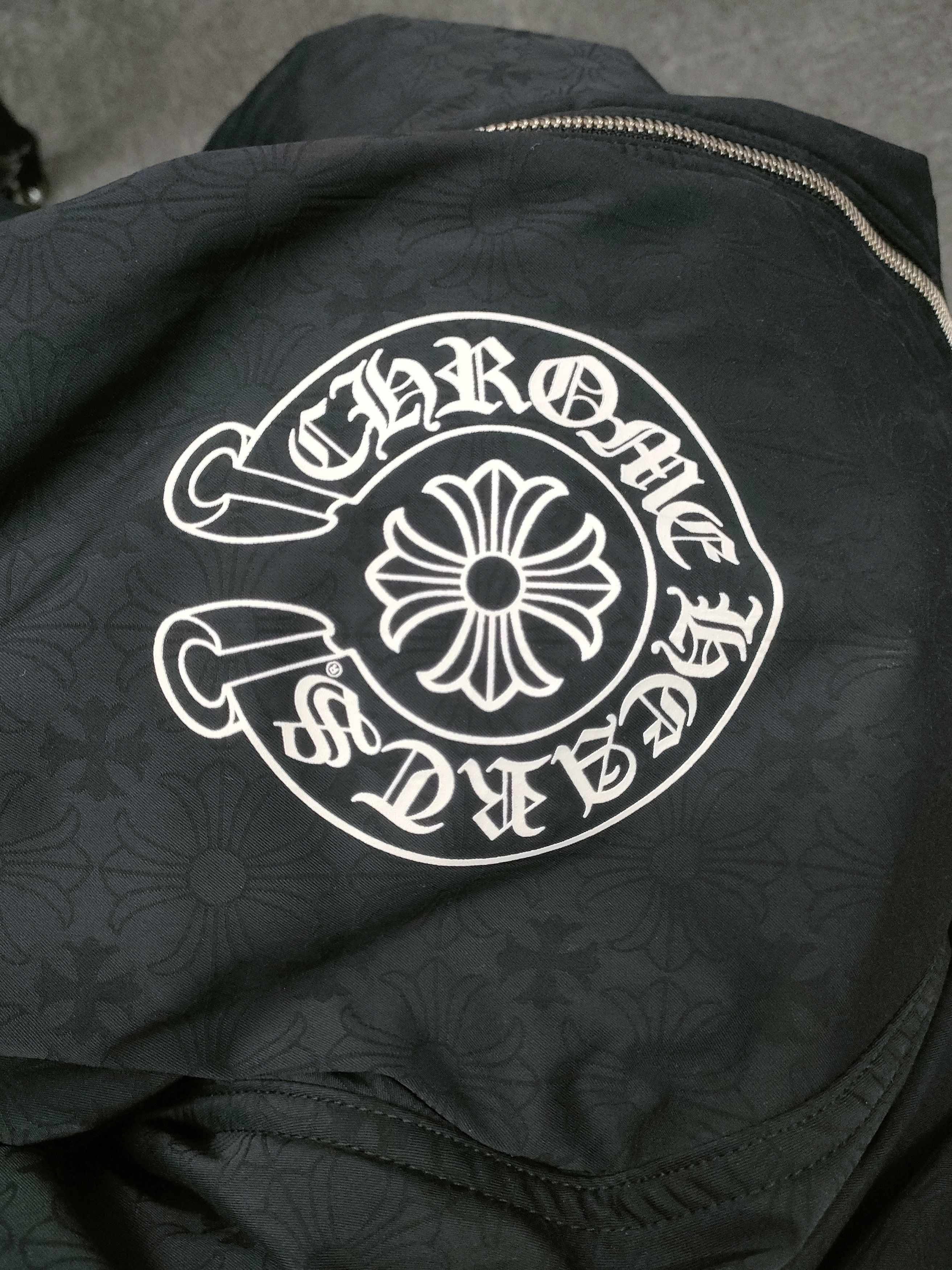 Chrome Hearts Chrome Hearts Tonal Monogram Horseshoe Logo Zip Up Hoodie Size US L / EU 52-54 / 3 - 9 Thumbnail