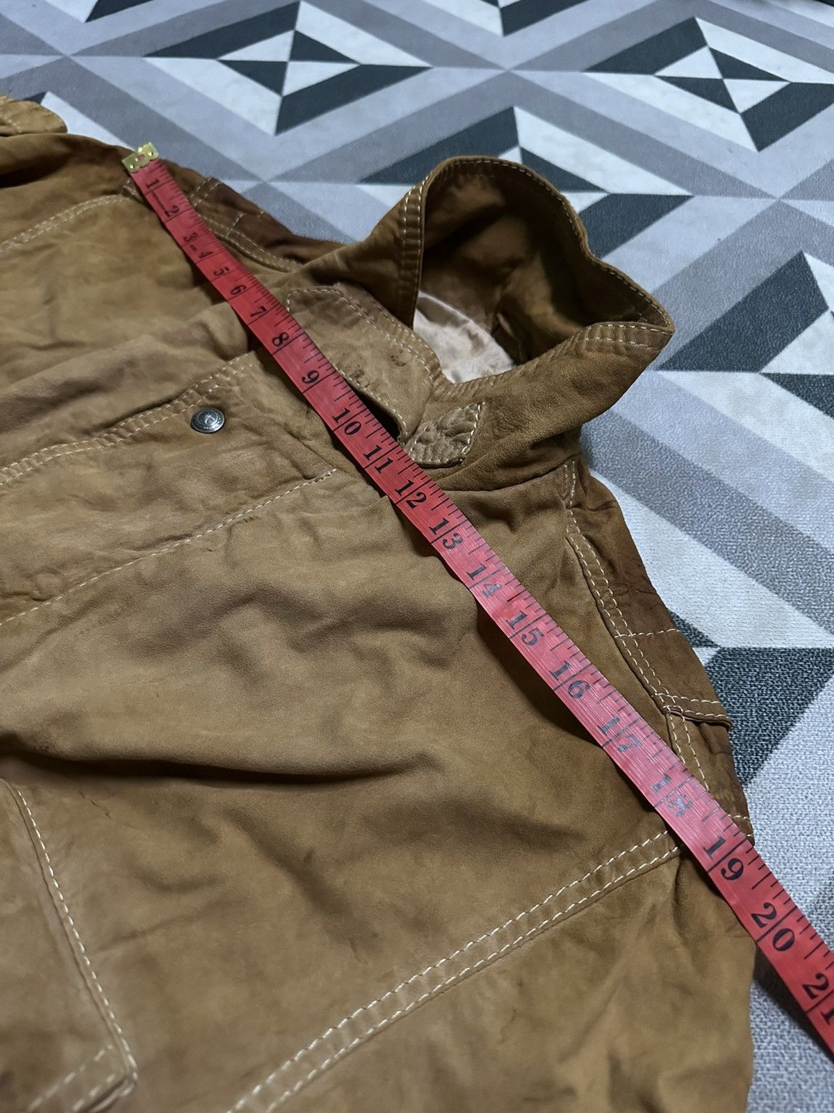 Iceberg Vintage Iceberg tactical leather jacket Size US L / EU 52-54 / 3 - 13 Thumbnail