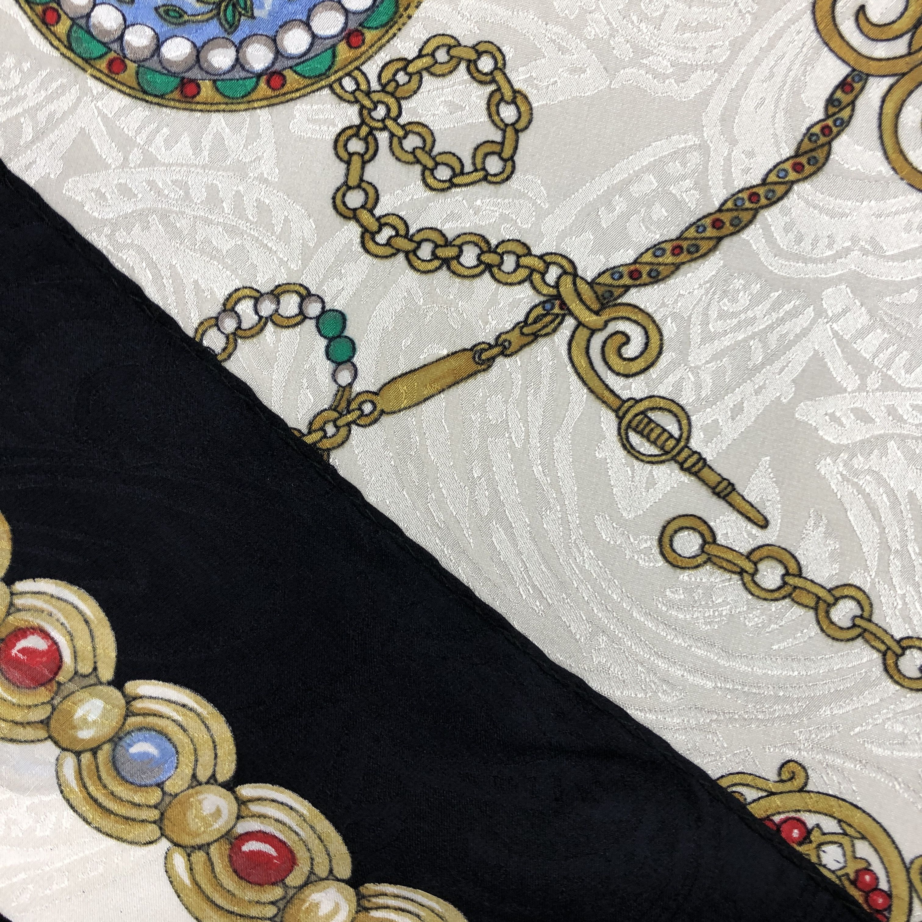 Other Vintage SILK Scarf Twill Stole Wraps Scarves Size ONE SIZE - 13 Thumbnail