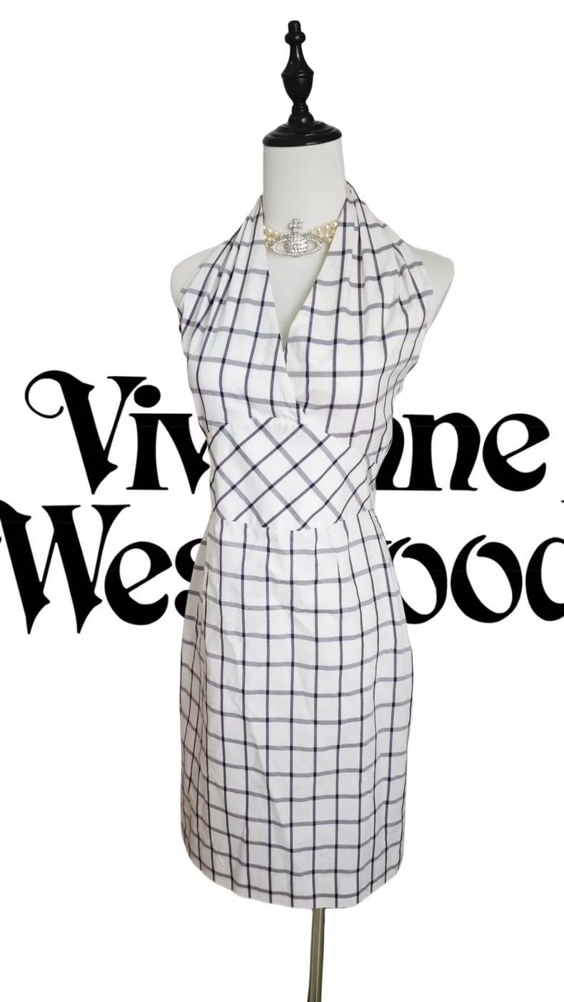 Vivienne Westwood Vivienne Westwood A plaid dress with a collar Size S / US 4 / IT 40 - 4 Thumbnail
