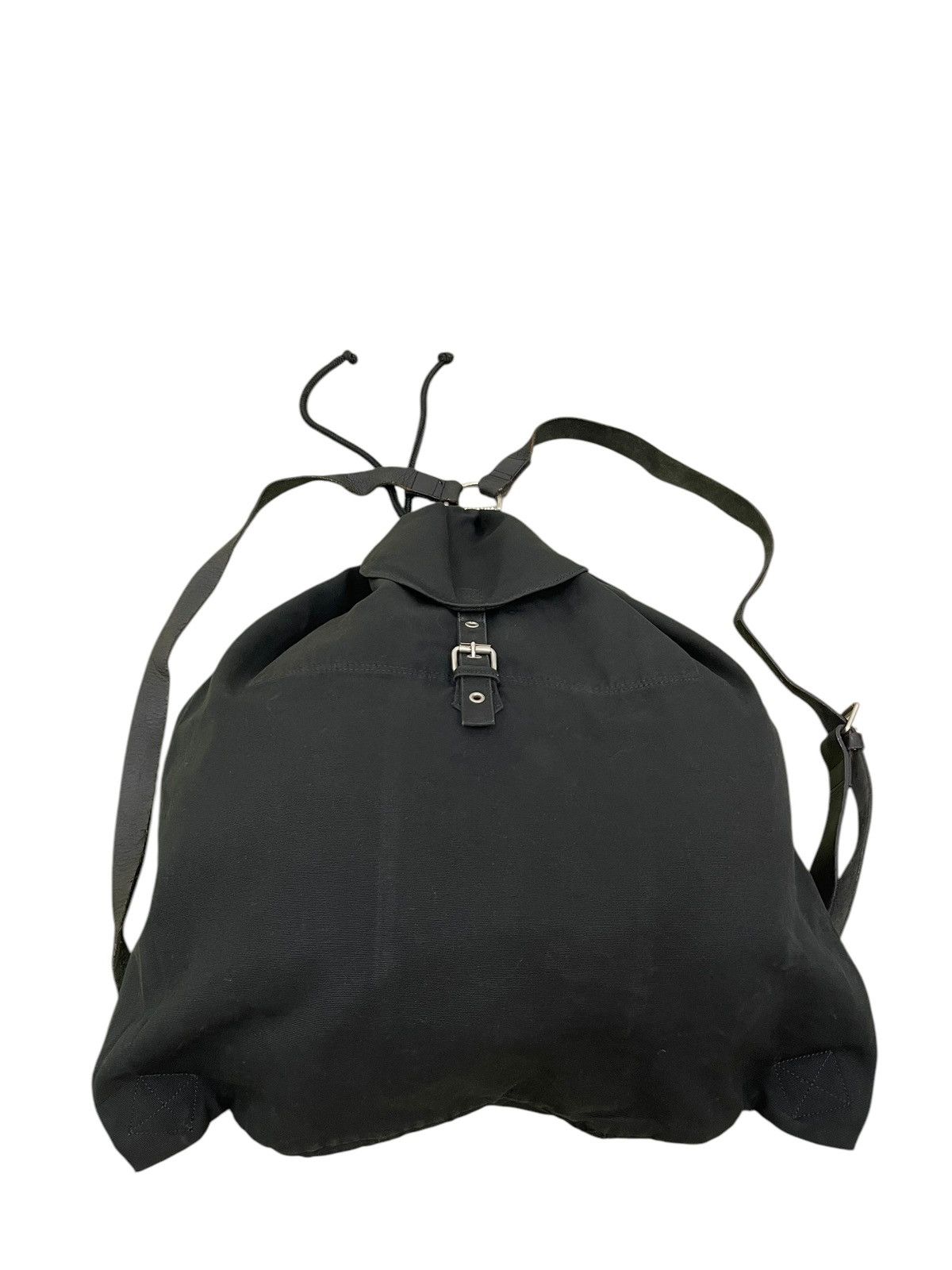 Archive Helmut Lang Y2K Backpack Leather Cotton Bag 1🟩4