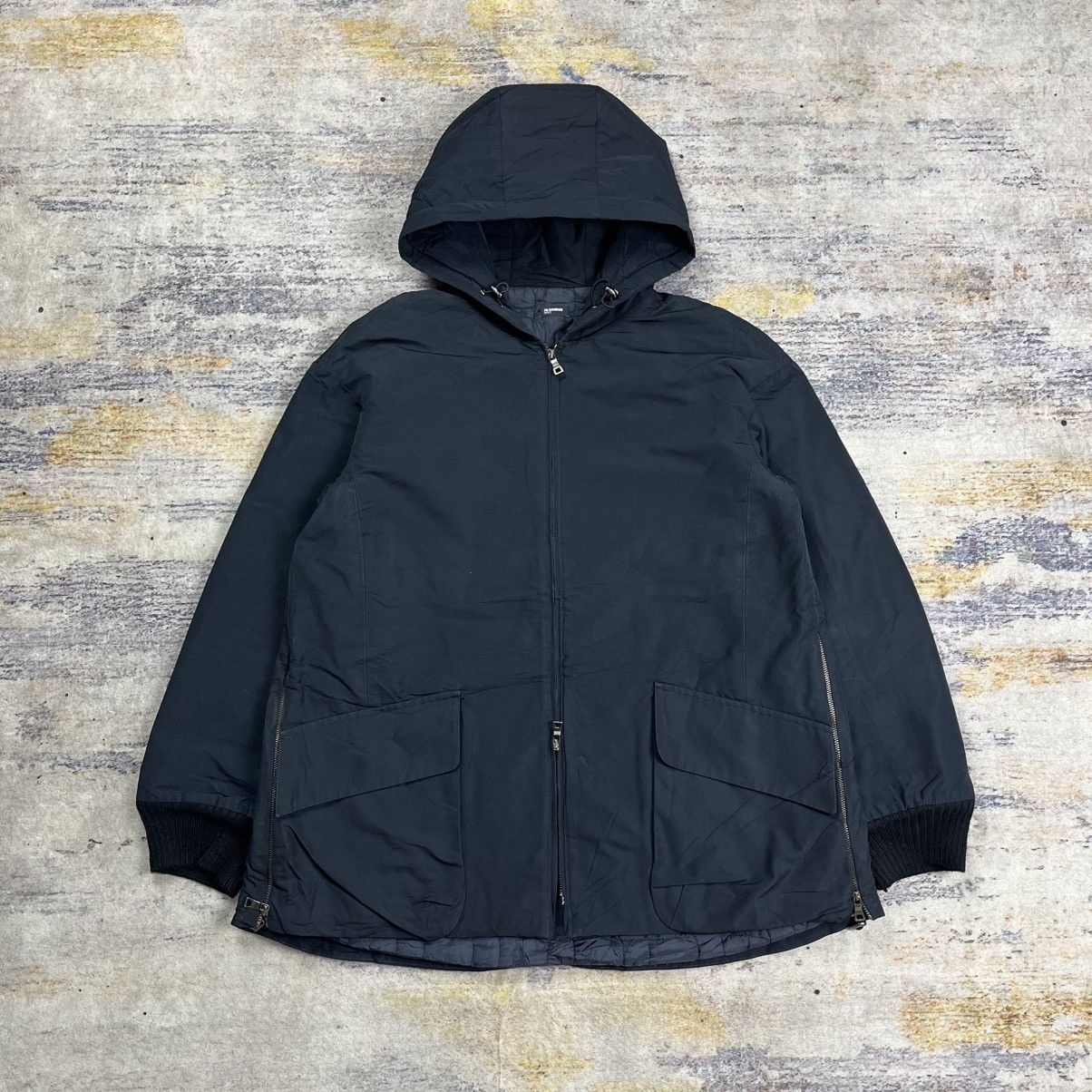 Jil Sander Jil sander navy double zipper utility jacket Size US S / EU 44-46 / 1 - 1 Thumbnail