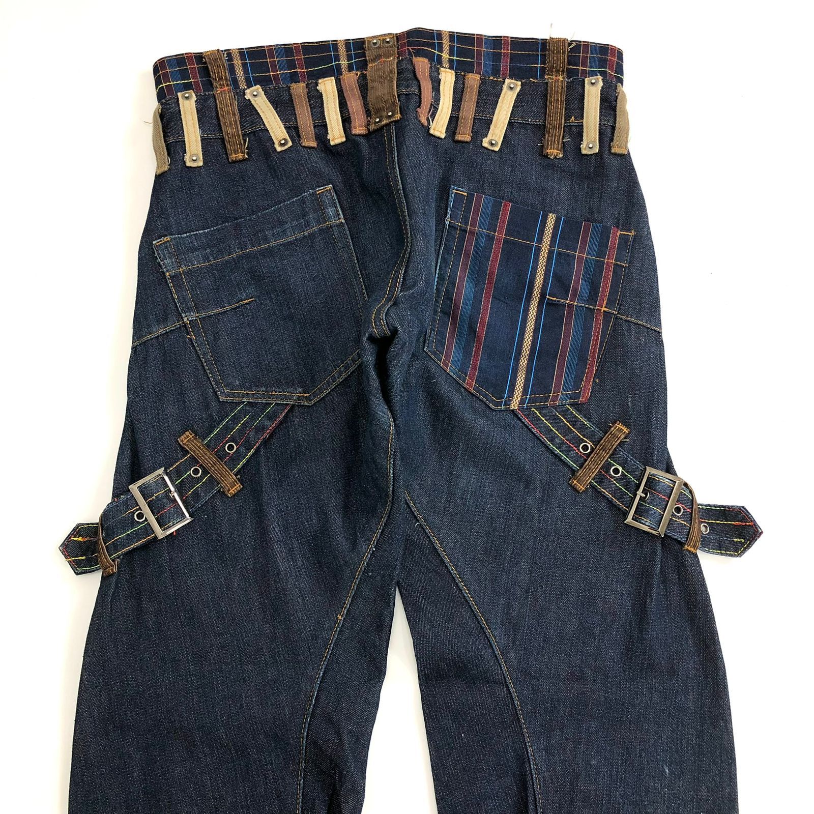 Number (N)ine Japanese Brand Breathmint Double Waist Denim Pants Size US 31 - 5 Thumbnail