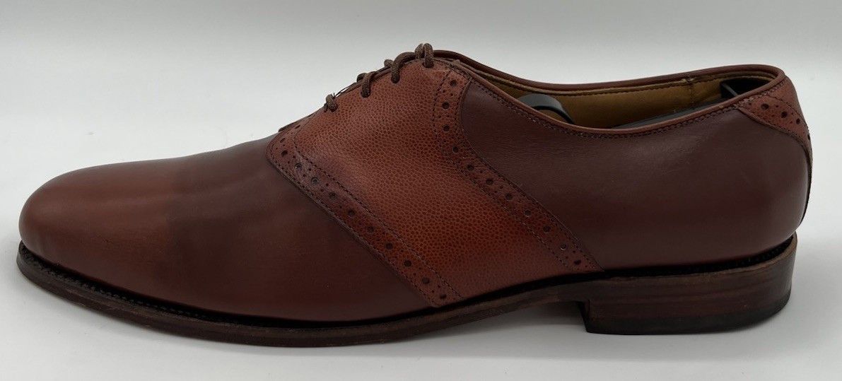 Allen Edmonds Allen Edmonds MONTE CARLO Size 9AA Brown Leather & Snakeskin Size US 9 / EU 42 - 5 Thumbnail