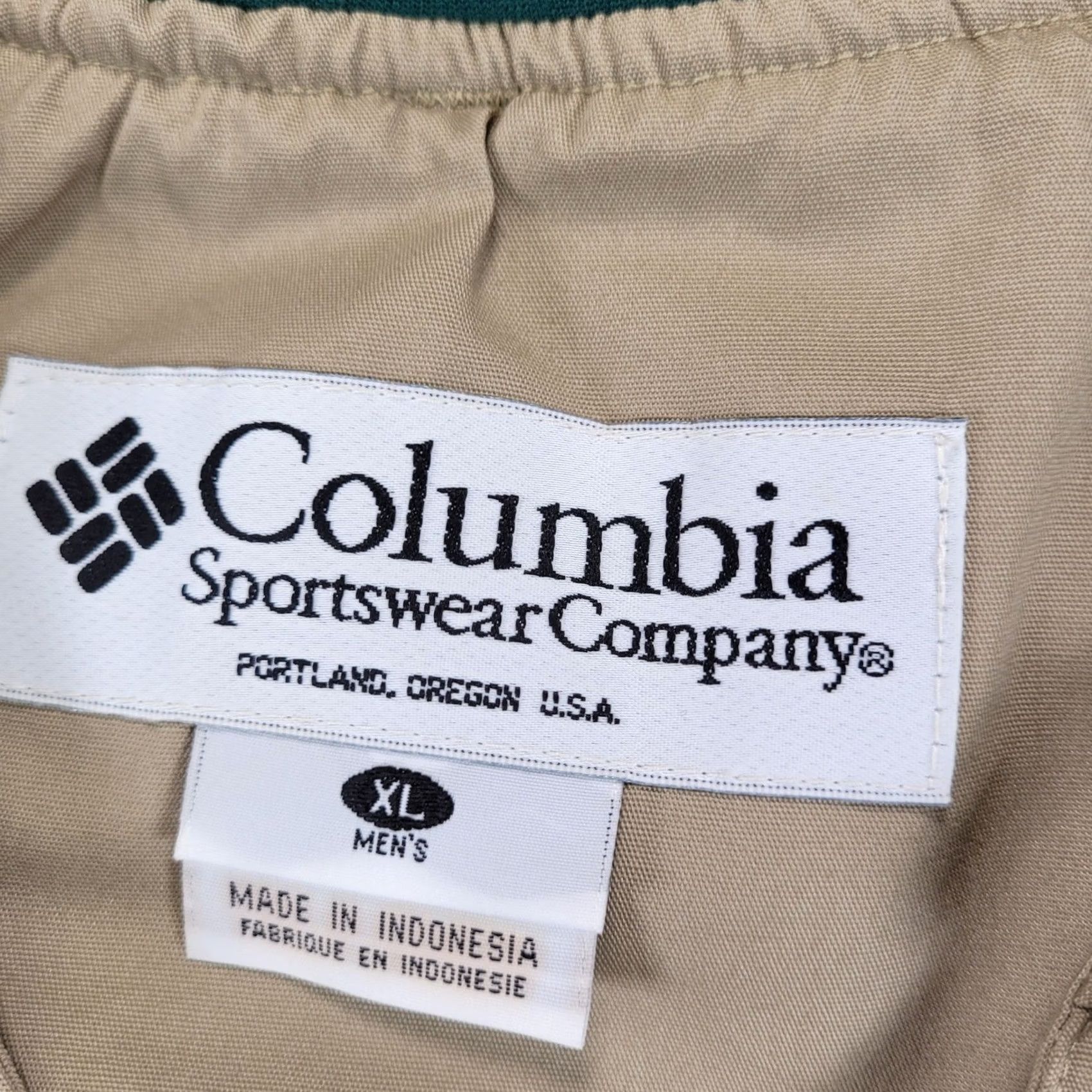 Vintage Columbia PFG Vest Mens XL Khaki Multi Pocket Canvas Zip Short Size US XL / EU 56 / 4 - 2 Thumbnail