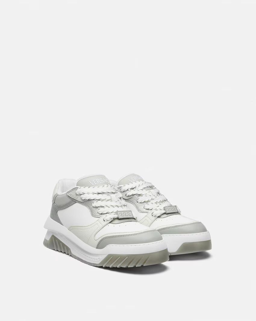 Versace o1s22i1n1224 Odiessea Sneakers in White Grey Size US 9 / EU 42 - 2 Thumbnail