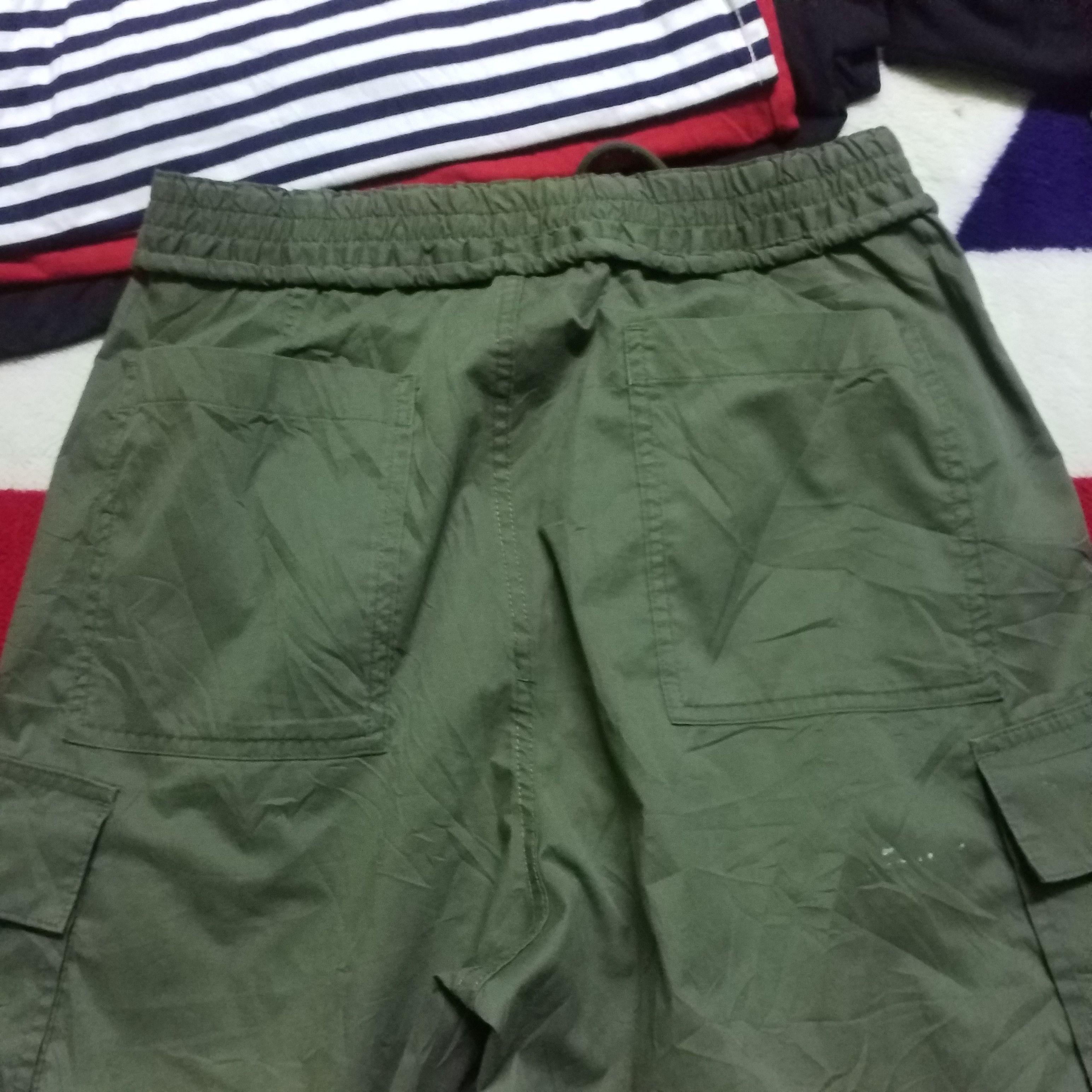 GU GU CARGO BAGGY ARMY GREEN Size US 35 - 7 Thumbnail