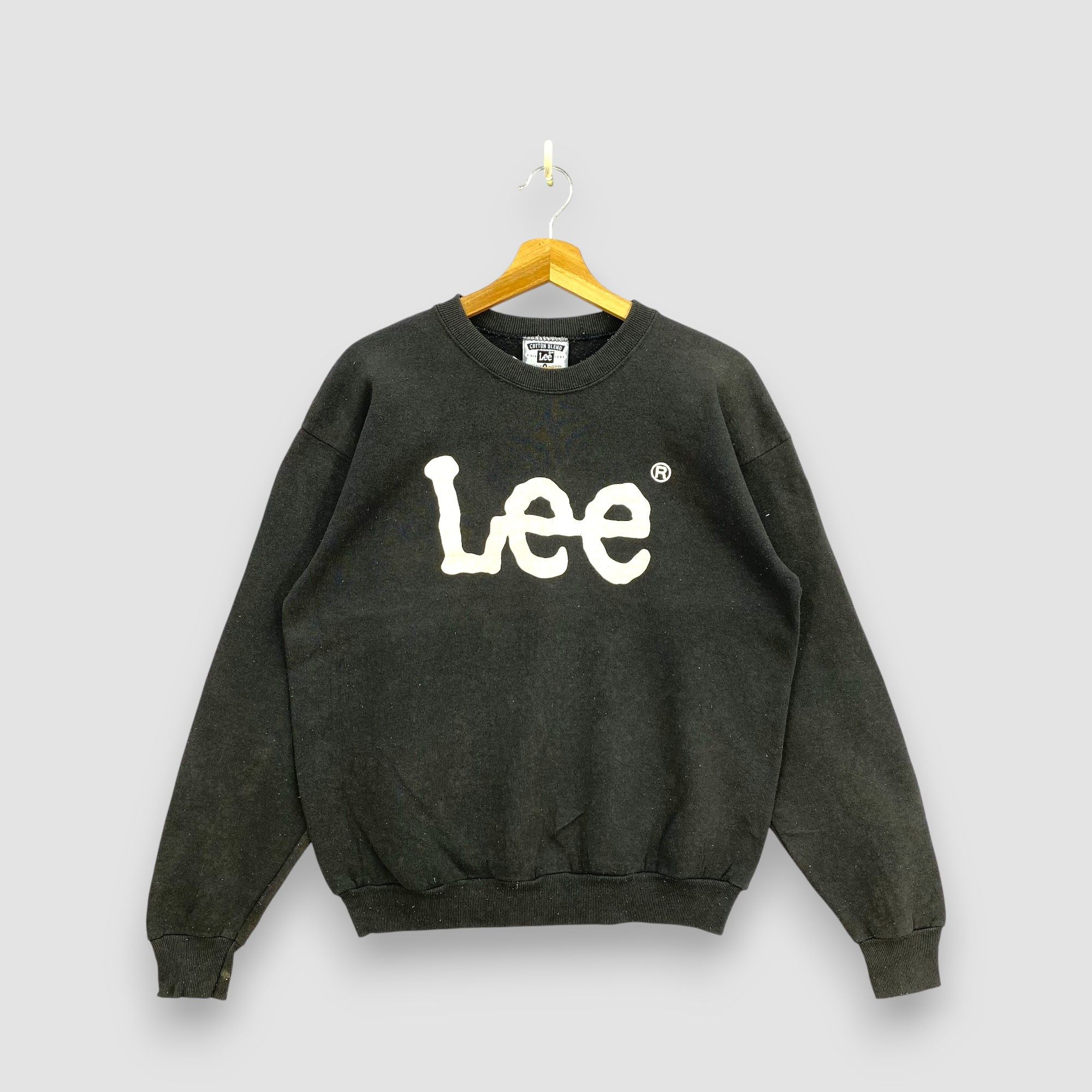 Lee Vintage 90s Lee Sweatshirt Spellout Logo Pullover Jumper USA Size US M / EU 48-50 / 2 - 1 Thumbnail