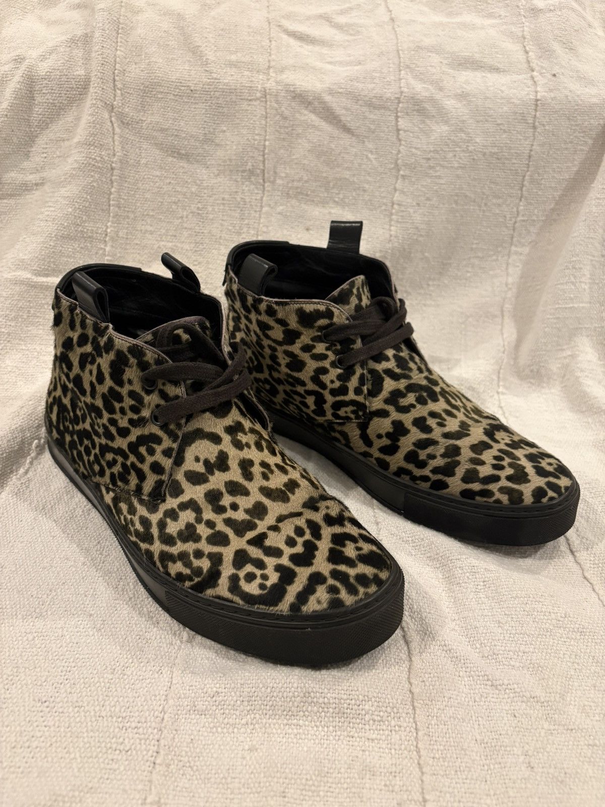 Yves Saint Laurent Size 41 US 8.5 YSL Saint Laurent Leopard Haircalf Sneakers Size US 8.5 / EU 41-42 - 1 Thumbnail