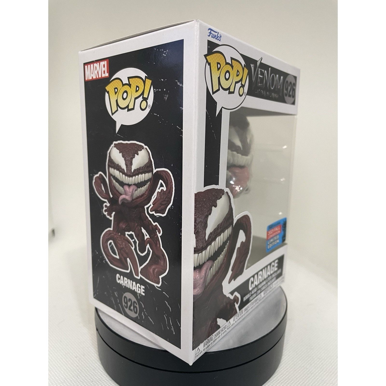 Marvel Comics Funko Pop! Carnage - #926 Fall Convention - Mint Size ONE SIZE - 8 Thumbnail