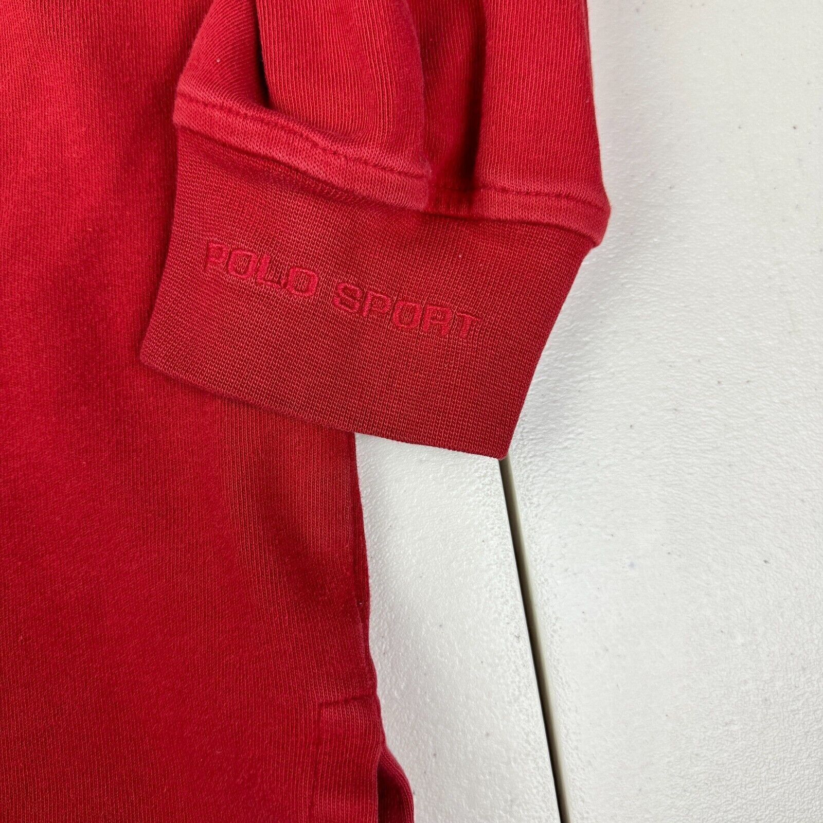 Polo Ralph Lauren Polo Sport 1/4 Zip Pullover Sweater Men Large 100% Cotton Size US L / EU 52-54 / 3 - 2 Thumbnail