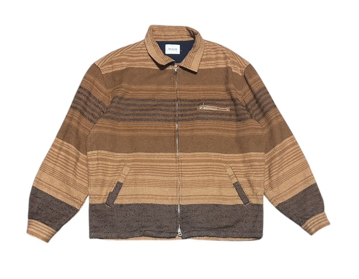 CAL O LINE Cal O Line Wool Stripes Jacket Size US L / EU 52-54 / 3 - 1 Thumbnail
