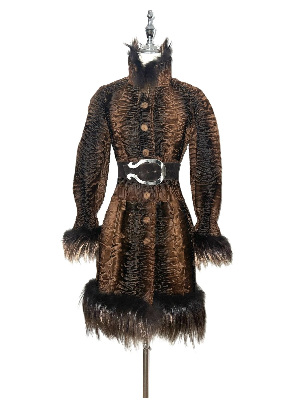 Fendi FENDI reversible Kalgan lamb shearling fur coat size 40 Size S / US 4 / IT 40 - 1 Thumbnail