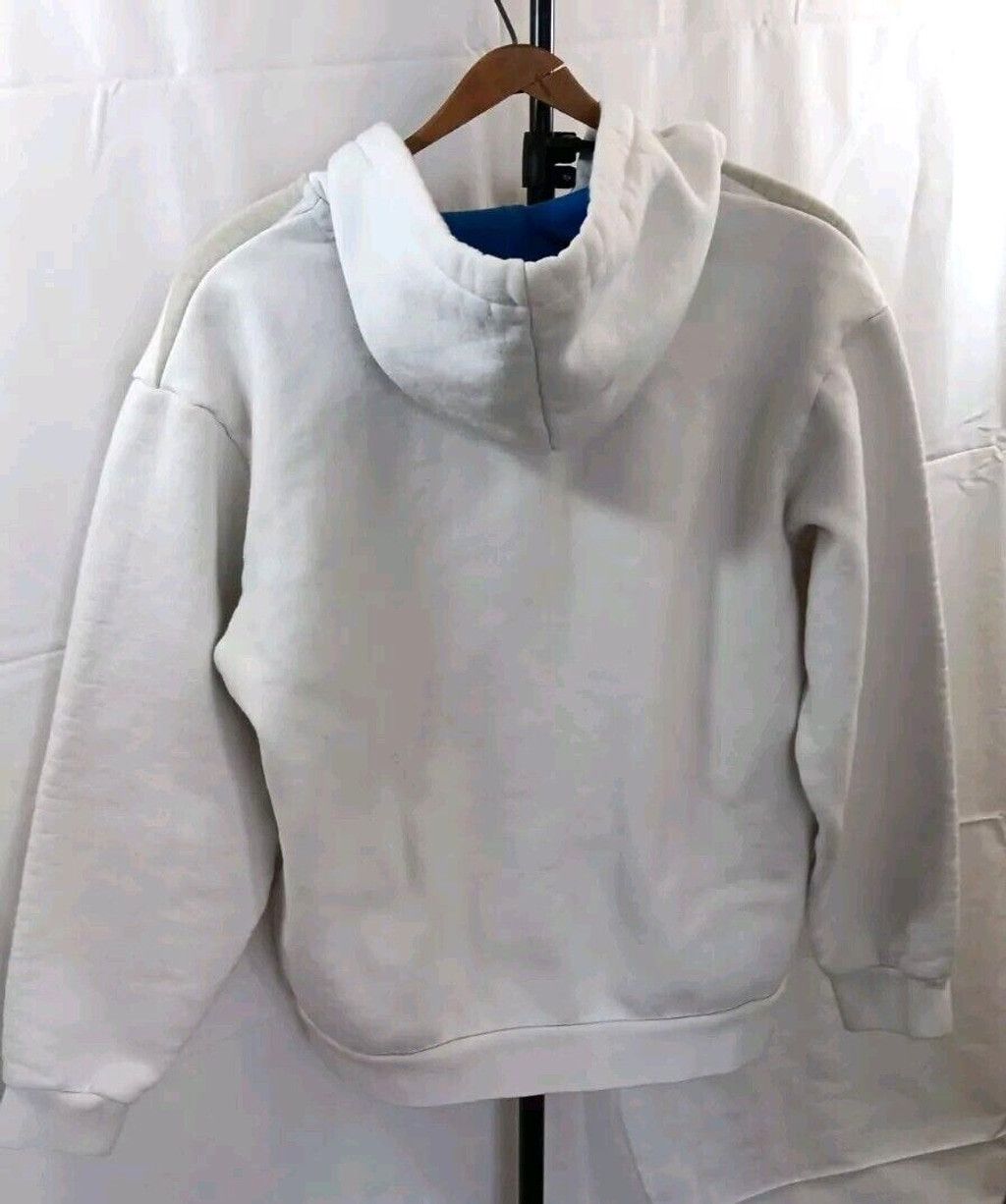 Nike 1990's Nike Made In Canada Zip Up Hoodie Sweater White Gray Size US M / EU 48-50 / 2 - 11 Thumbnail