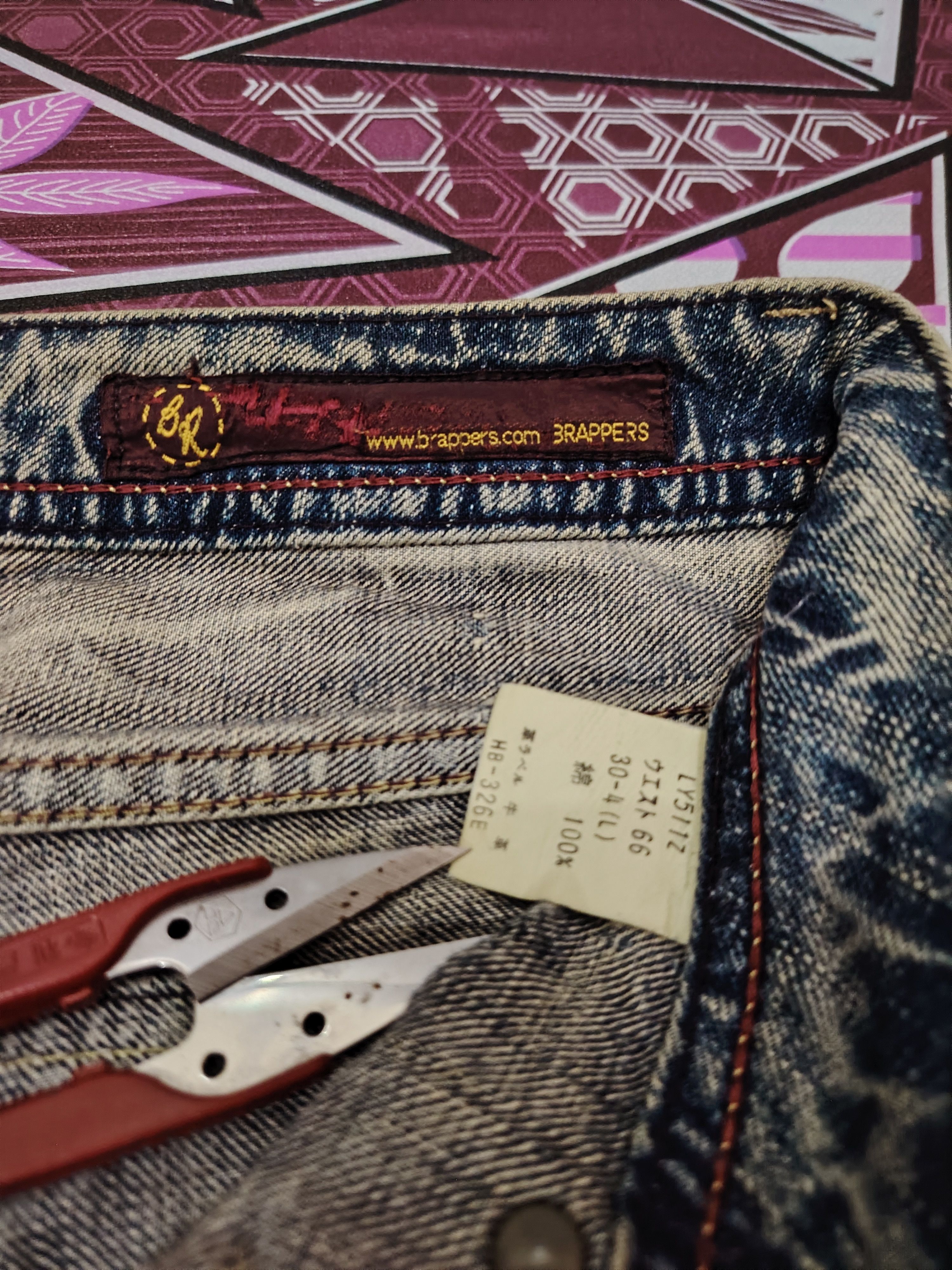 If Six Was Nine × Japanese Brand Japanese 90's Bootcut Brappers distressed denim flared jeans Size US 31 - 8 Thumbnail