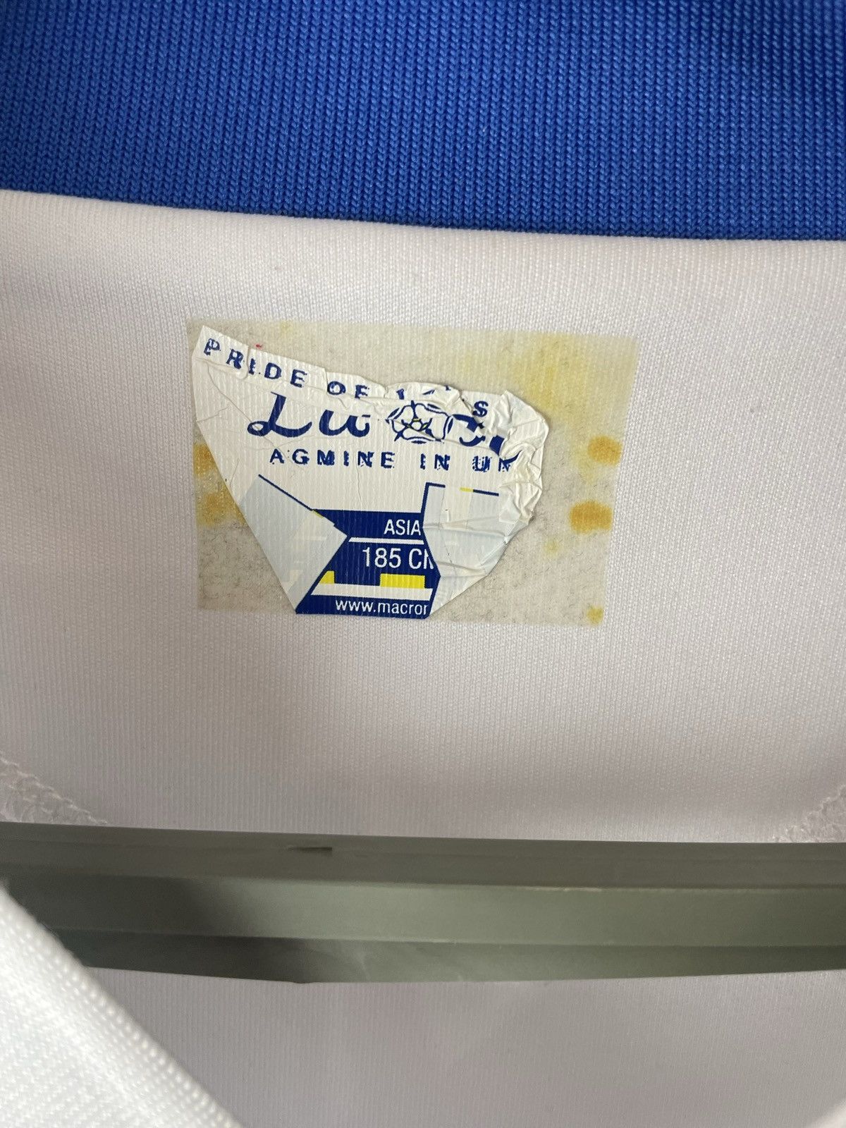 Macron LEEDS UNITED 2013-14 HOME SHIRT SOCCER JERSEY MACRON Xl MEN Size US XL / EU 56 / 4 - 5 Thumbnail