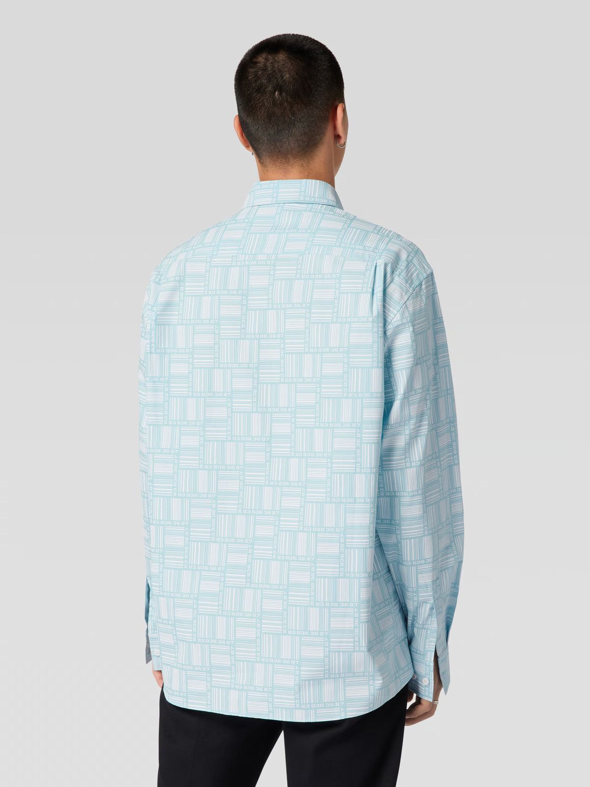 Vetements o1y0924 Shirt in Sky Blue | Grailed