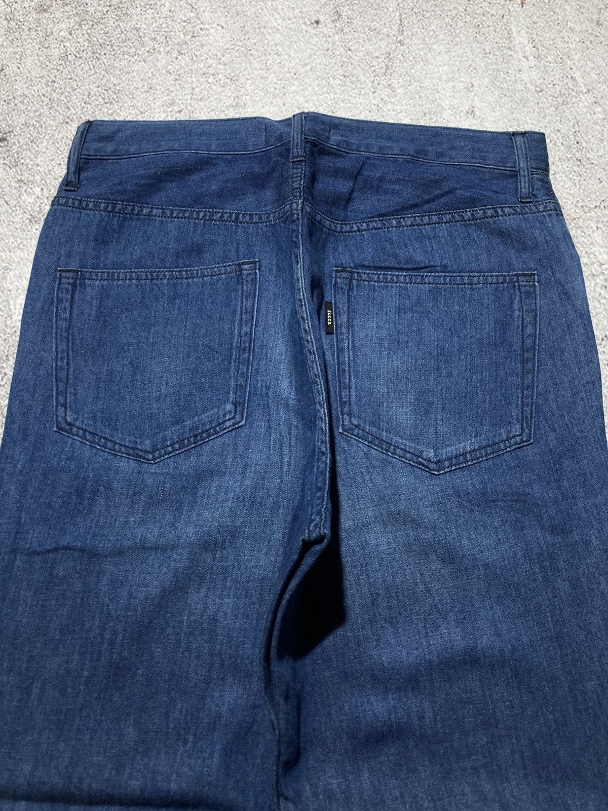 CABANE de ZUCCa Zucca by Issey Miyake Soft Denim Jeans Indigo Dye Pants Size US 31 - 4 Thumbnail