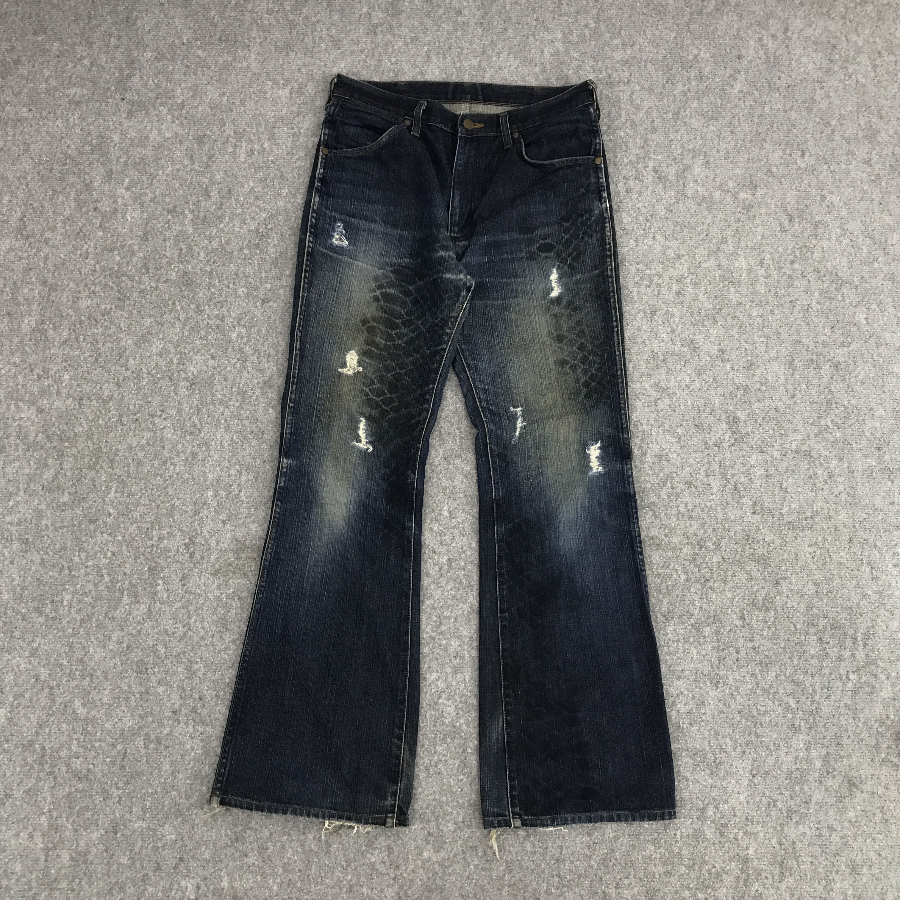 If Six Was Nine × Japanese Brand × Wrangler FLARE WRANGLER JAPAN STYLE VALUE BOOTCUT JEANS Size US 30 / EU 46 - 1 Thumbnail