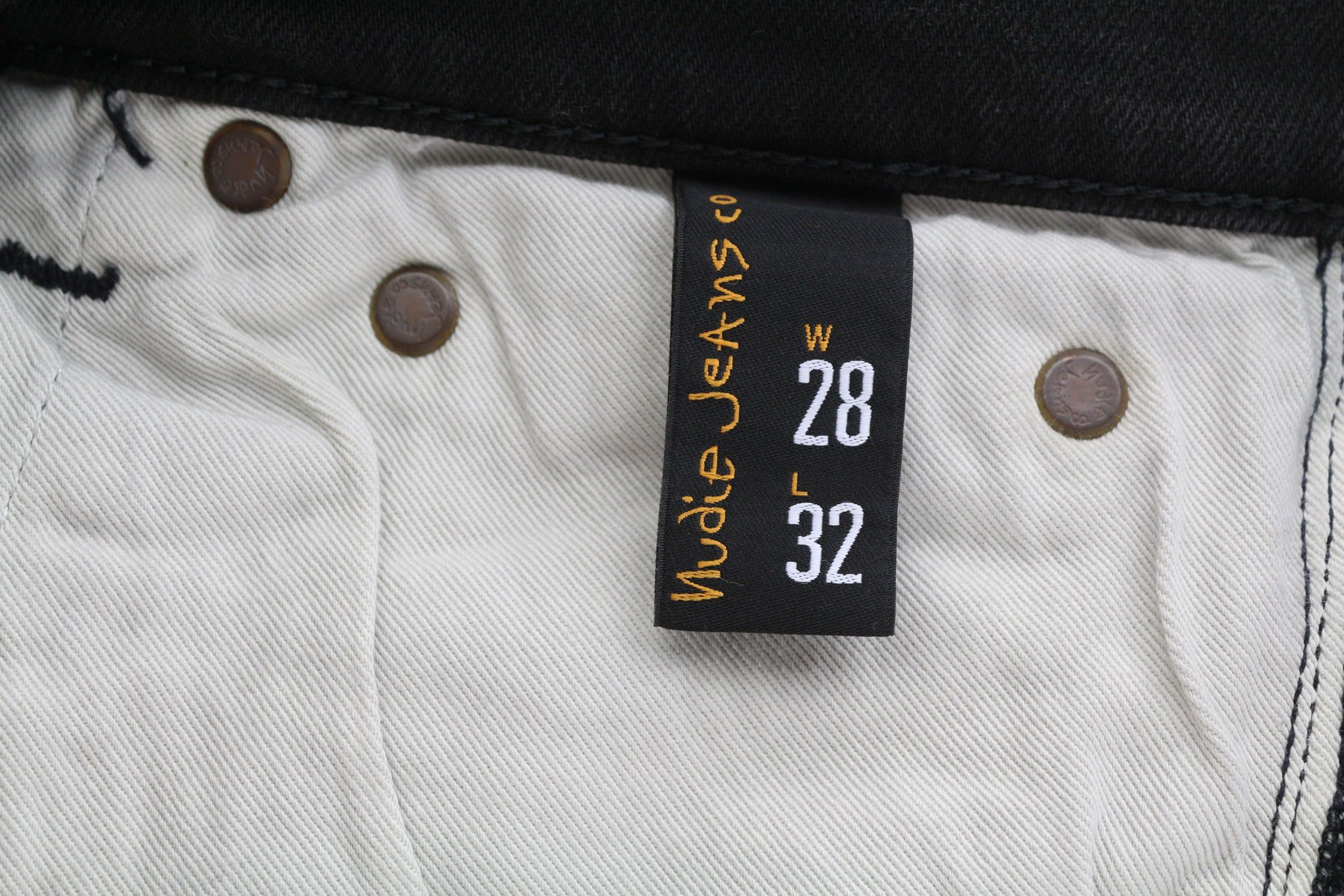 Nudie Jeans PIPE LED W28/L32 Grey Marble Organic Slim Washed 81634 Size US 28 / EU 44 - 8 Thumbnail