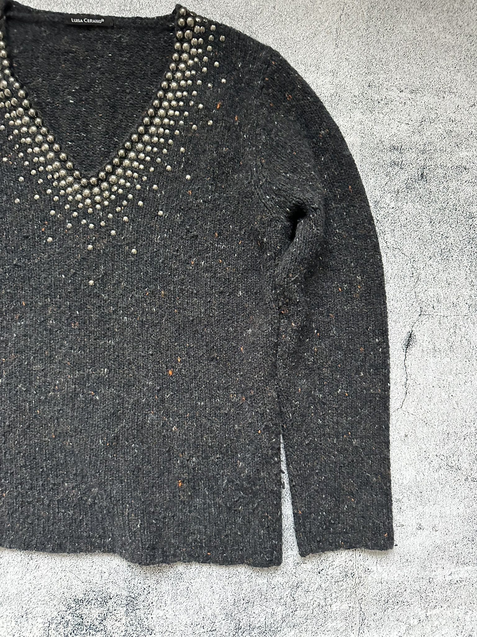 Luisa Cerano Luisa Cerano Cashmere Archive Sweater V-neck Size M / US 6-8 / IT 42-44 - 3 Thumbnail
