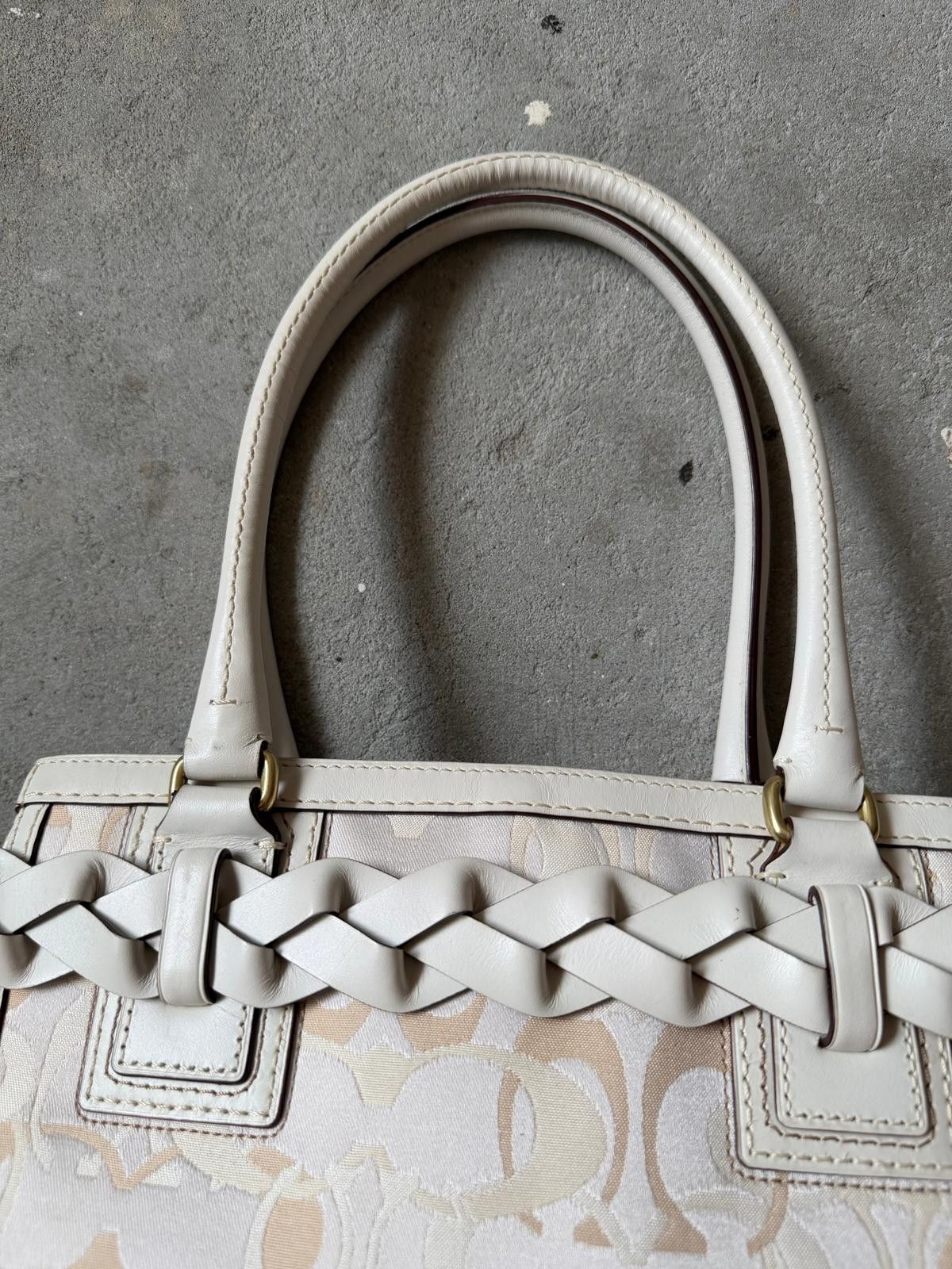 Coach Coach Signature Hampton Clip Shoulder Bag White Size ONE SIZE - 8 Thumbnail