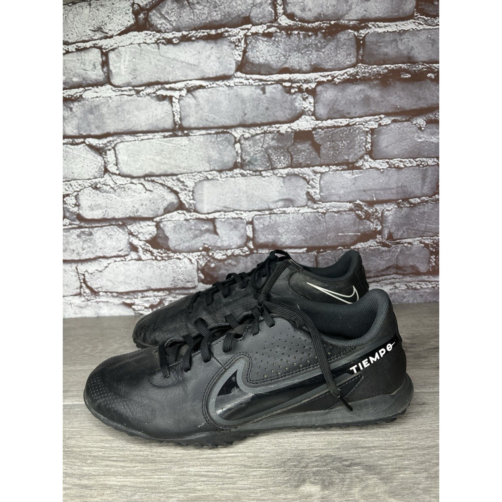 Nike Nike Tiempo Legend 9 Academy TF Black Grey Soccer Shoes Men Size US 8.5 / EU 41-42 - 15 Thumbnail