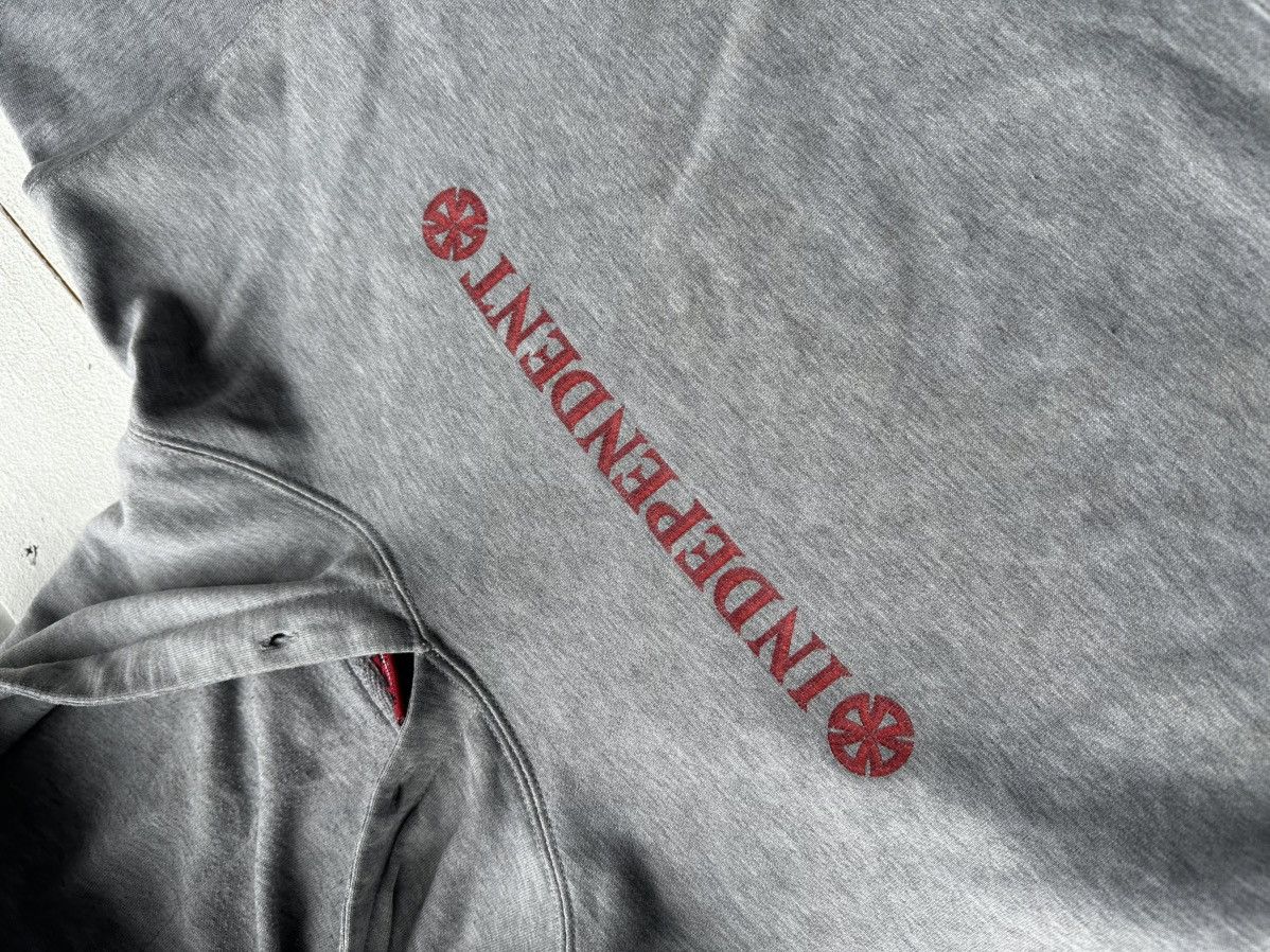 Independent Truck Co. × Vintage 🚨VNTG INDEPENDENT DISTRESSED SKATE HOODIE BIG LOGO GRAY Size US M / EU 48-50 / 2 - 5 Thumbnail