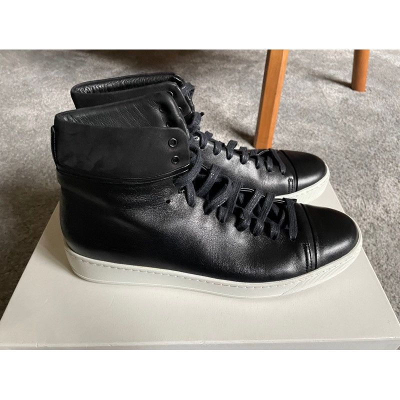Men's 🇺🇸 John Elliott Hi Top Leather Sneaker Sz 41 US