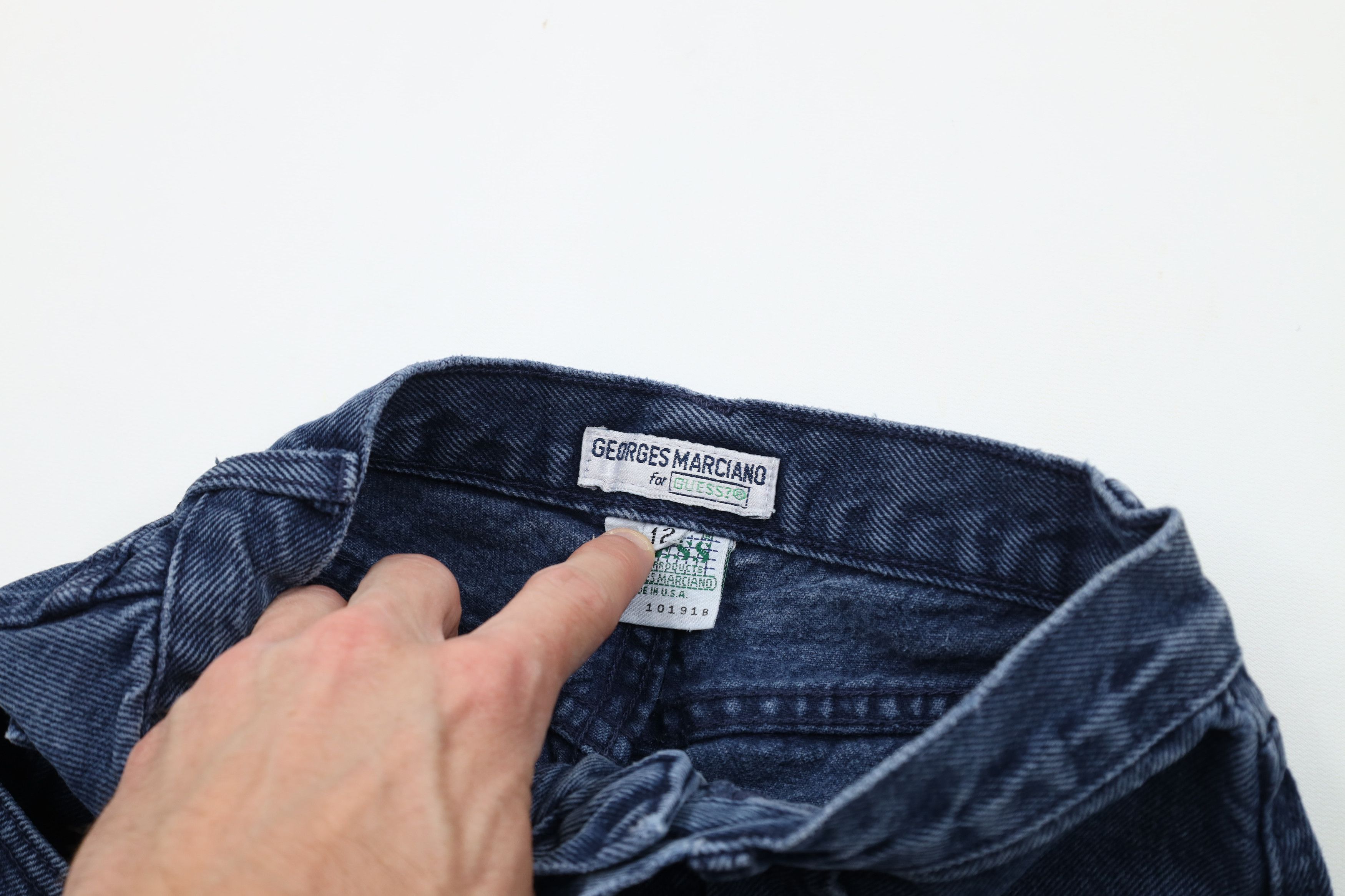 Guess Vintage 80s 90s Guess Straight Leg Denim Jeans Blue USA Size 34" / US 12 / IT 48 - 7 Thumbnail