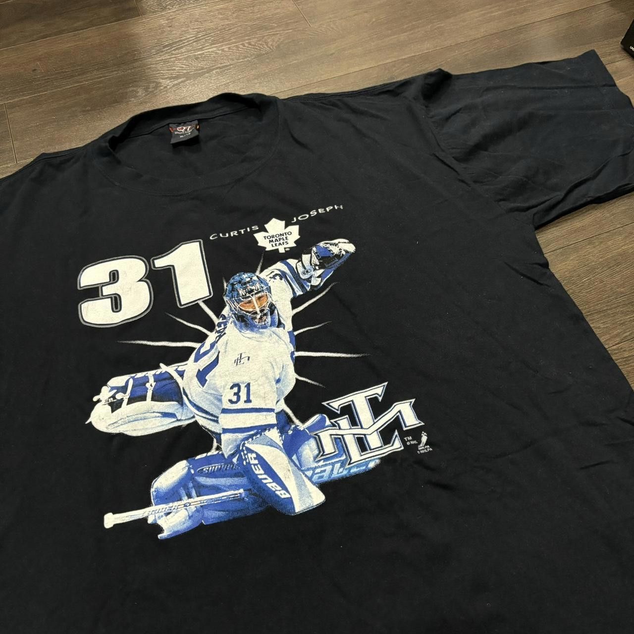 Designer vintage toronto maple leafs curtis Joseph t shirt XL CUJO Size US XL / EU 56 / 4 - 1 Thumbnail