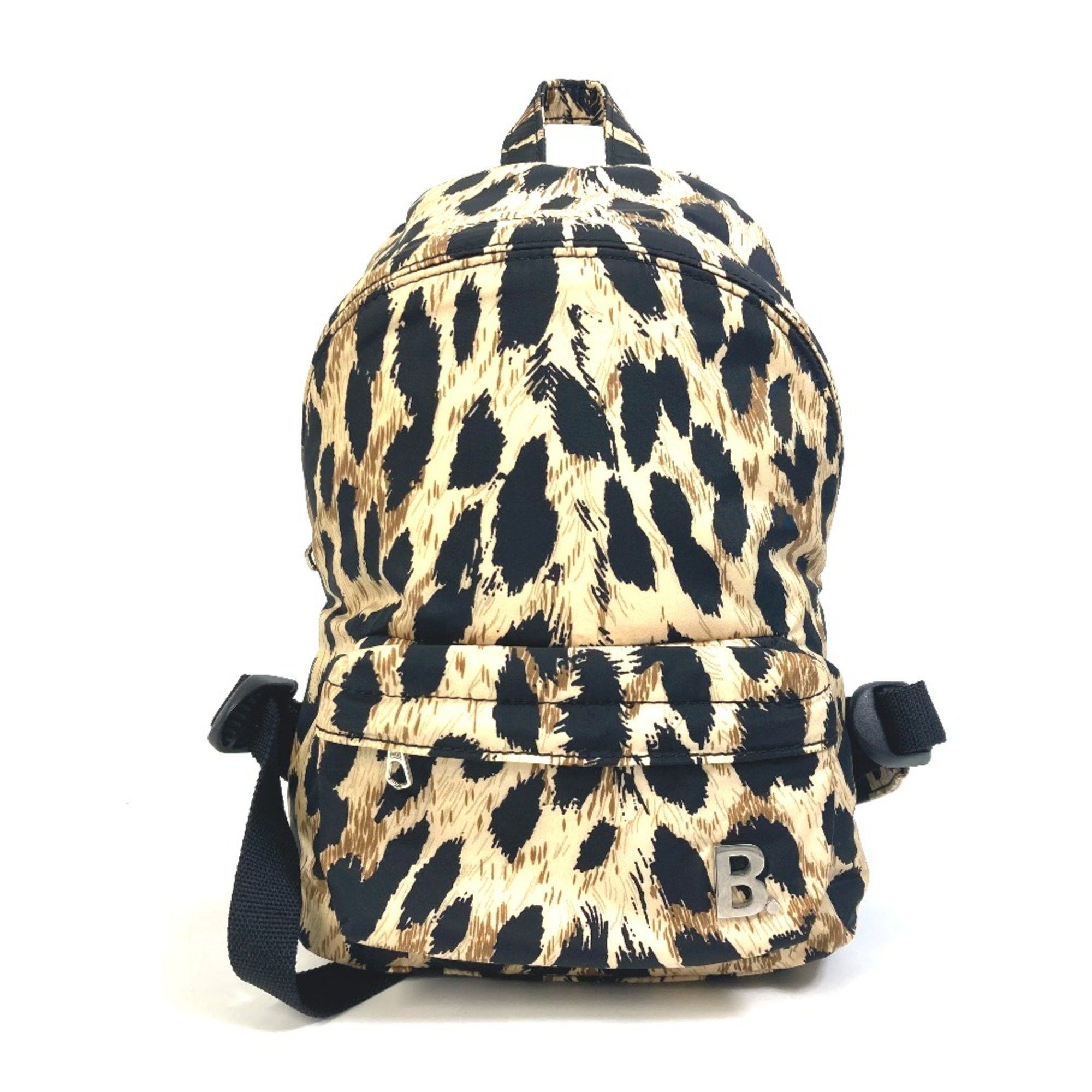 Balenciaga Balenciaga 580026 Leopard leopard print leopard bag backpack bag Backpack Beige Black Size ONE SIZE - 1 Thumbnail