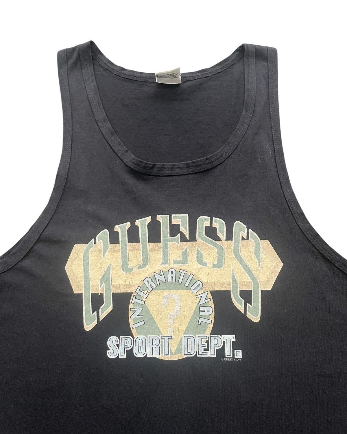 Guess × Vintage Vintage Guess Sleeveless Tshirt Size US L / EU 52-54 / 3 - 3 Thumbnail