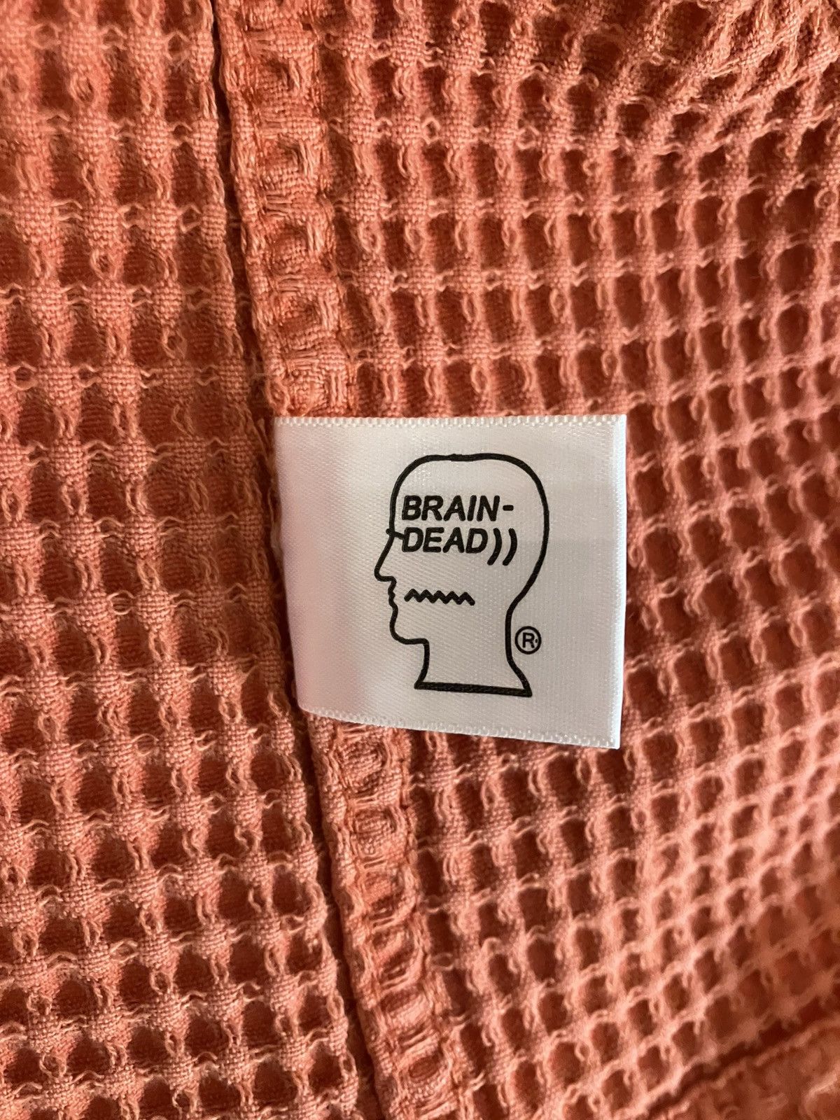 Brain Dead Brain Dead Waffle Front Shirt ‘Terracotta’ Size US M / EU 48-50 / 2 - 5 Thumbnail