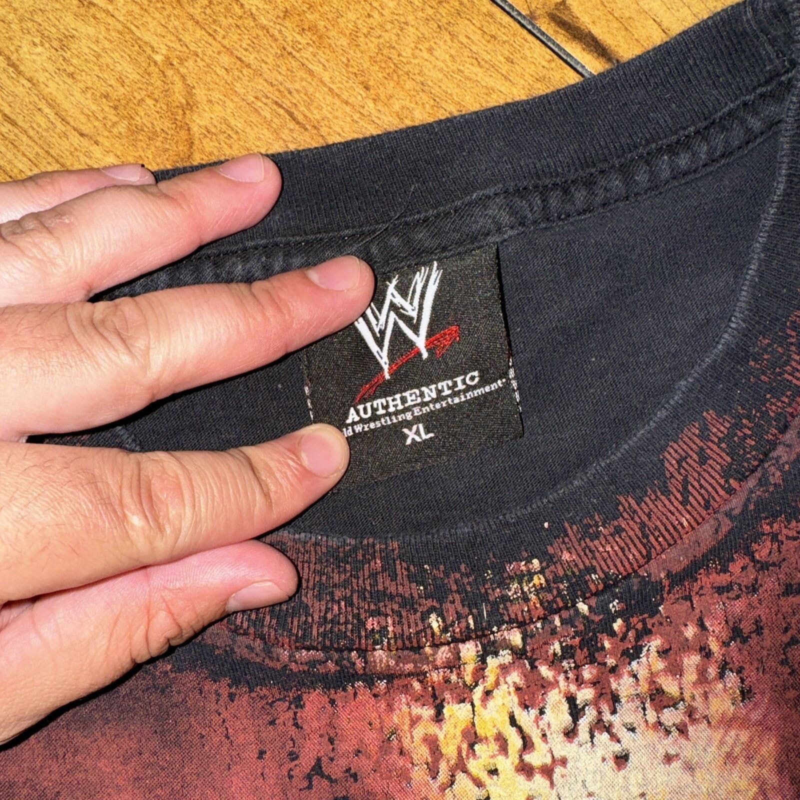 Vintage × WWE Vintage 90s WWE Triple H Shirt XL Skull King ALP Wrestling Size US XL / EU 56 / 4 - 3 Thumbnail