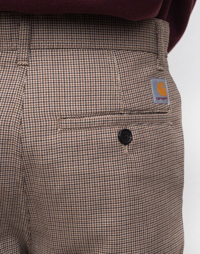 Carhartt Wip Carhartt WIP Menson Pant Wool Houndstooth Brown Size 32 Size US 32 / EU 48 - 5 Thumbnail
