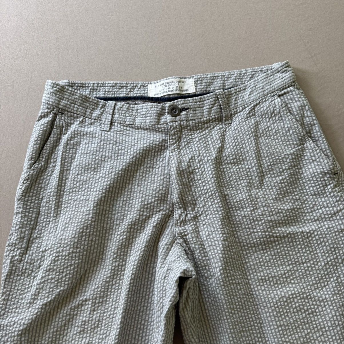 Old Navy Vintage Old Navy Grey Straight Seersucker Pant Trousers Size US 30 / EU 46 - 3 Thumbnail