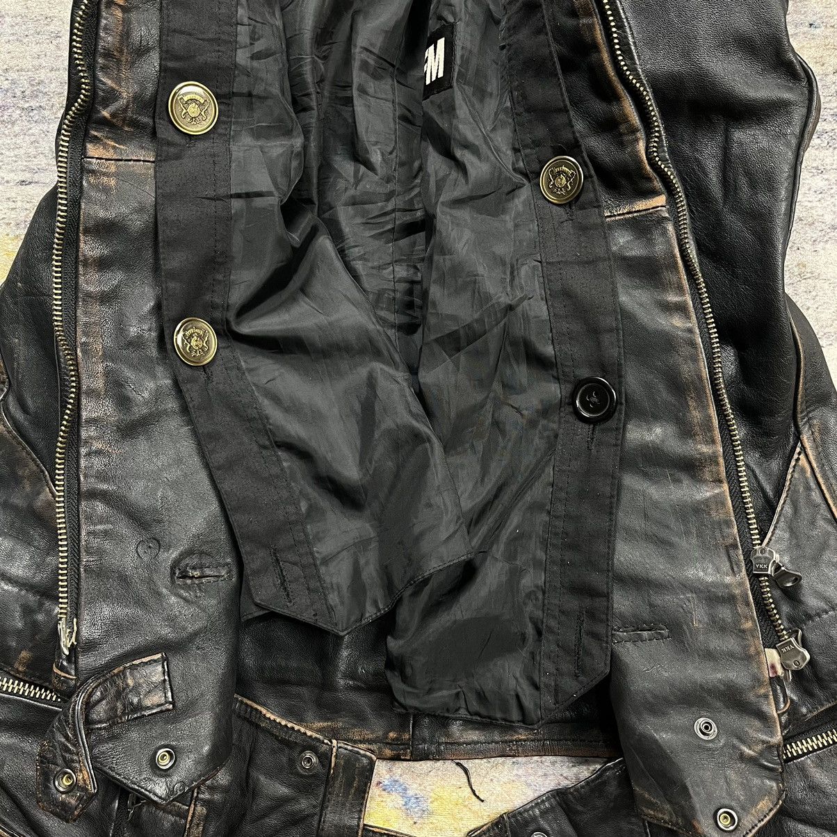 PPFM Very Rare PPFM Napoleon leather jacket vkei style Size US M / EU 48-50 / 2 - 23 Thumbnail